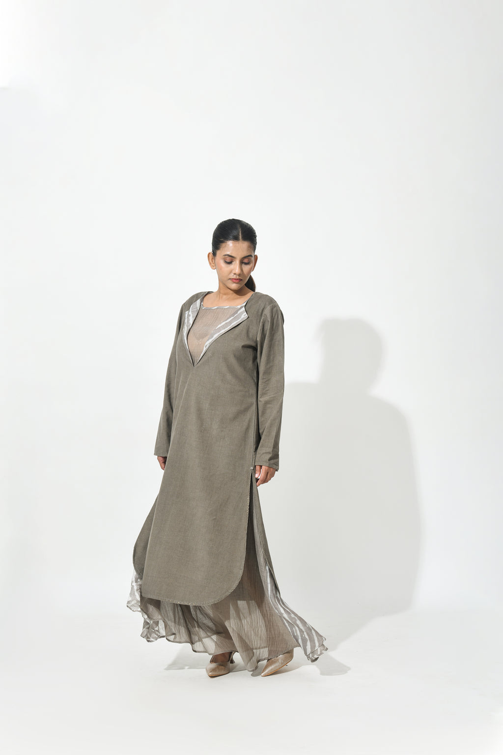 SOFT GREY DRESS LAYERS