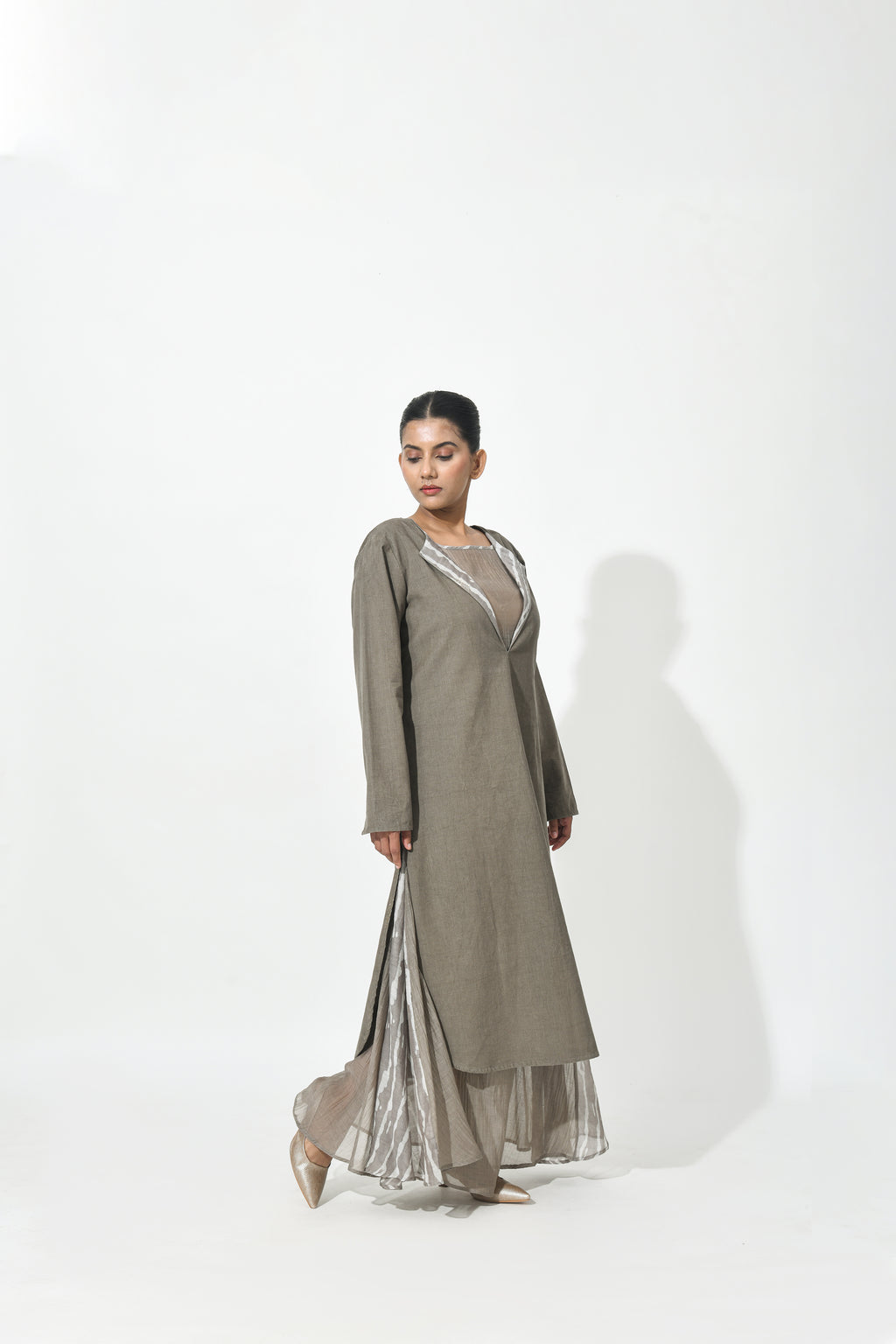 SOFT GREY DRESS LAYERS