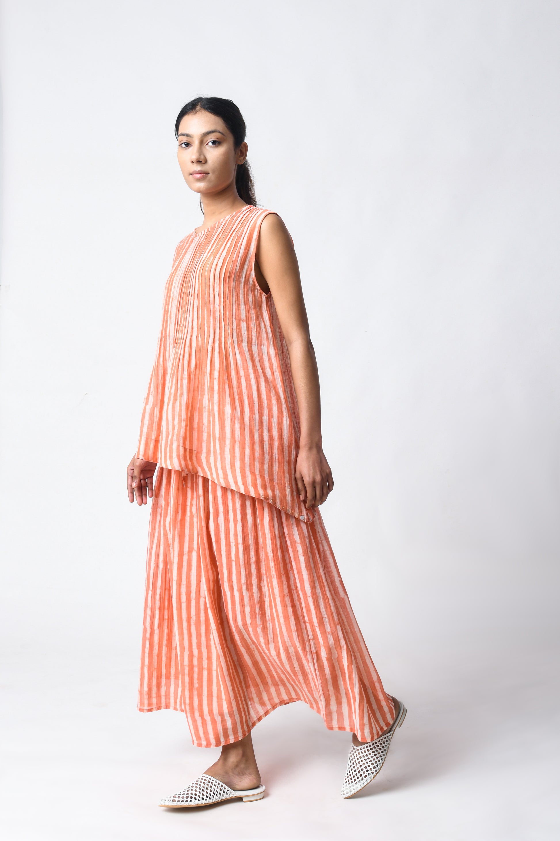 PINTUCK CORAL CORD SET