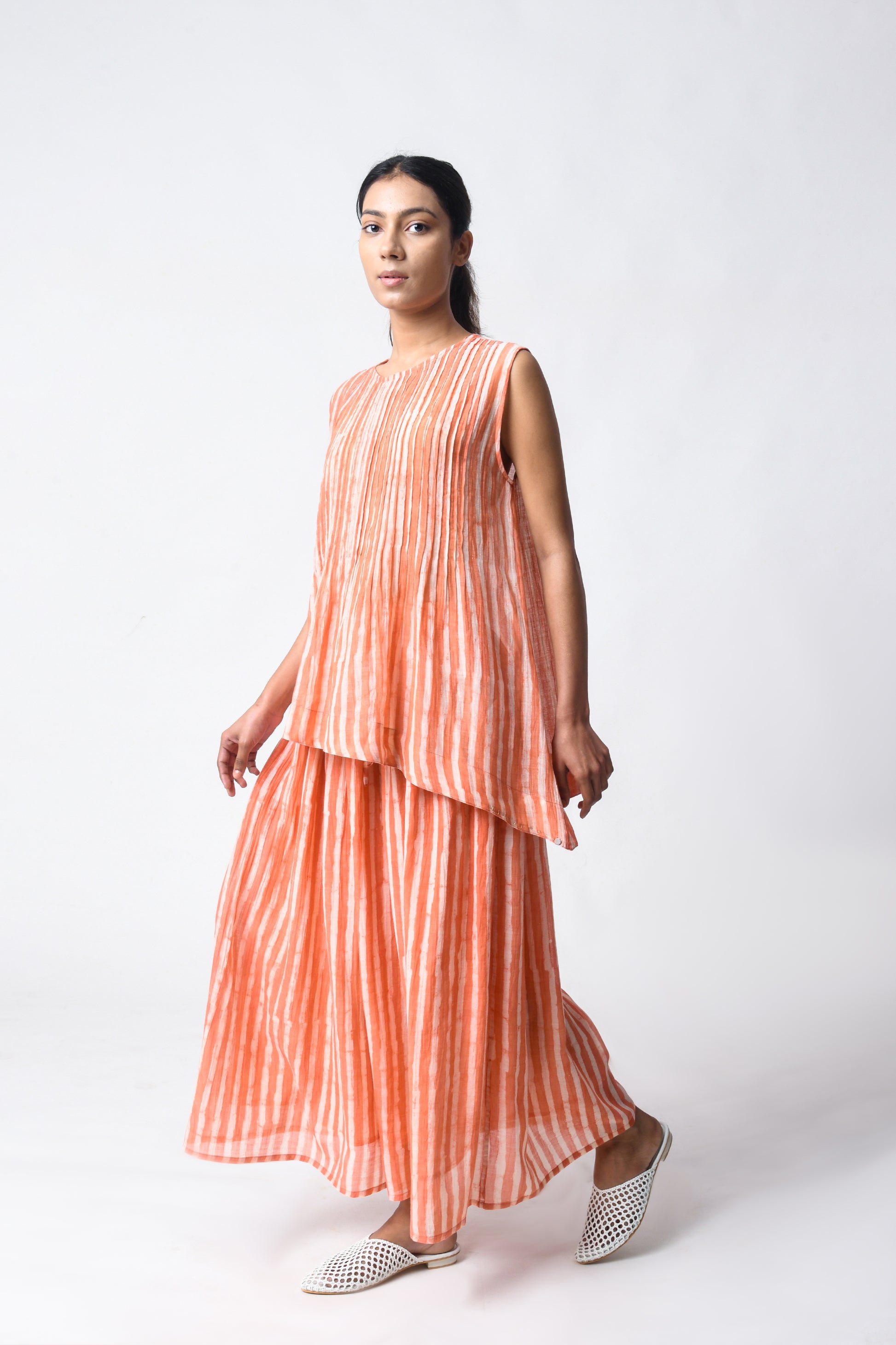 PINTUCK CORAL CORD SET