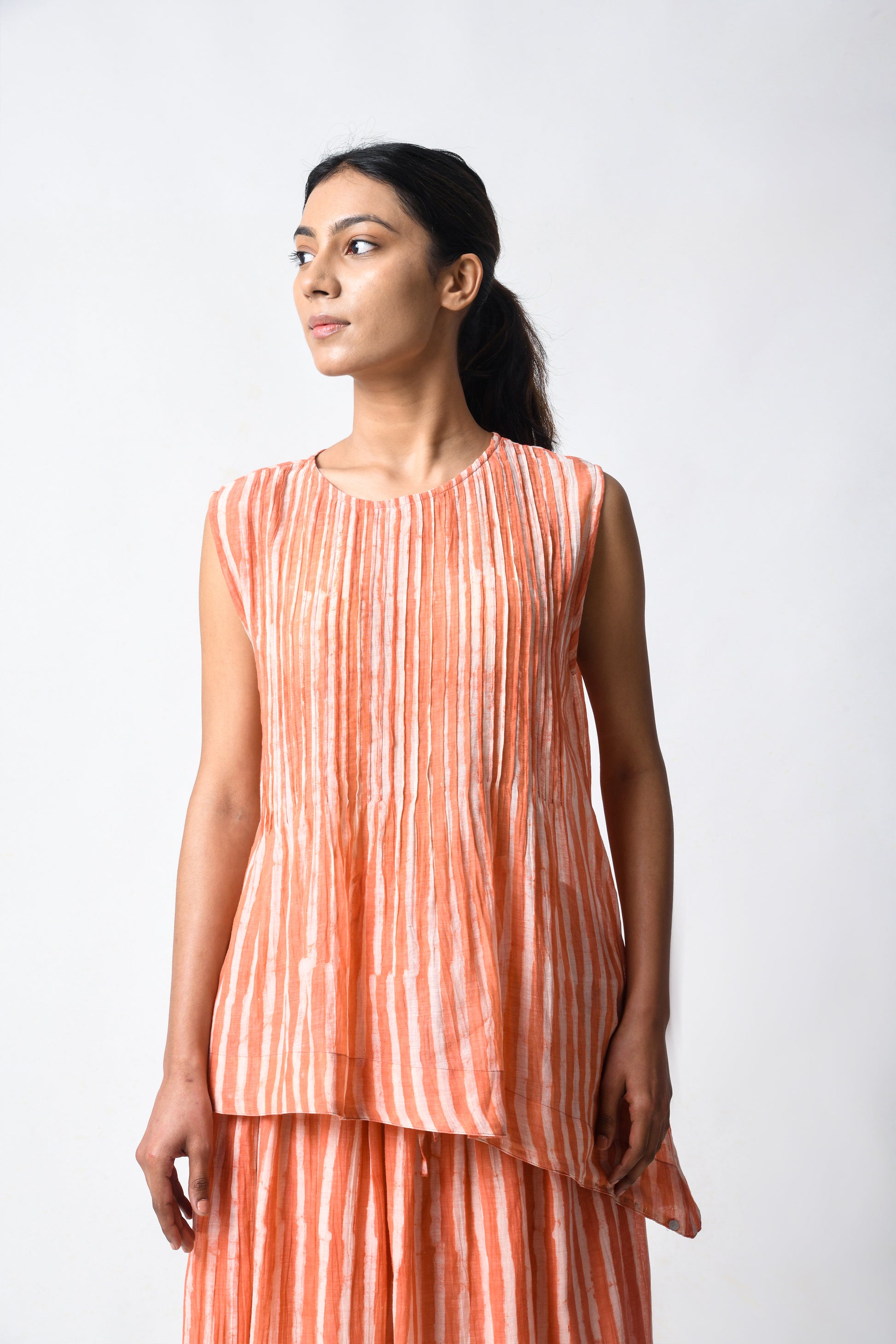 PINTUCK CORAL CORD SET