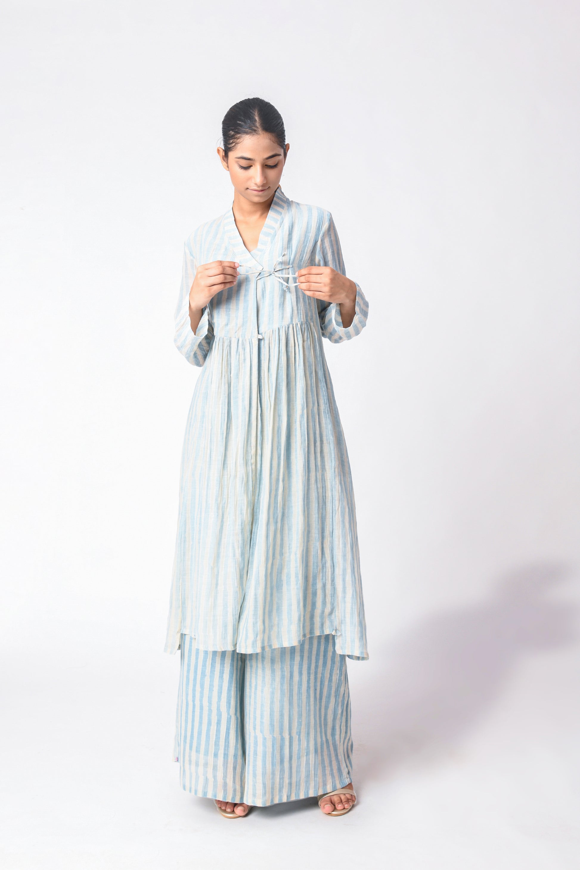 SKY TIE-TUNIC SET