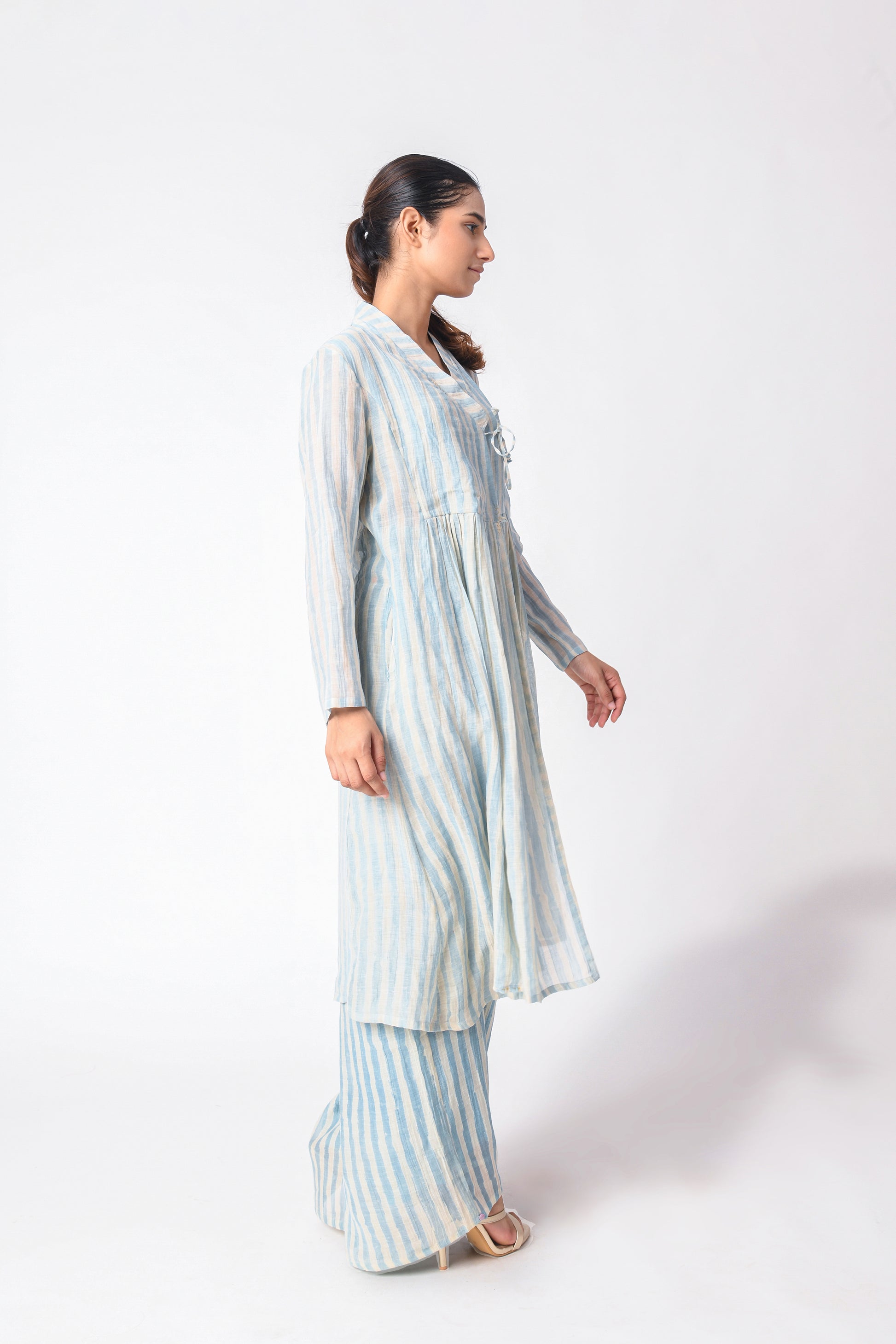 SKY TIE-TUNIC SET