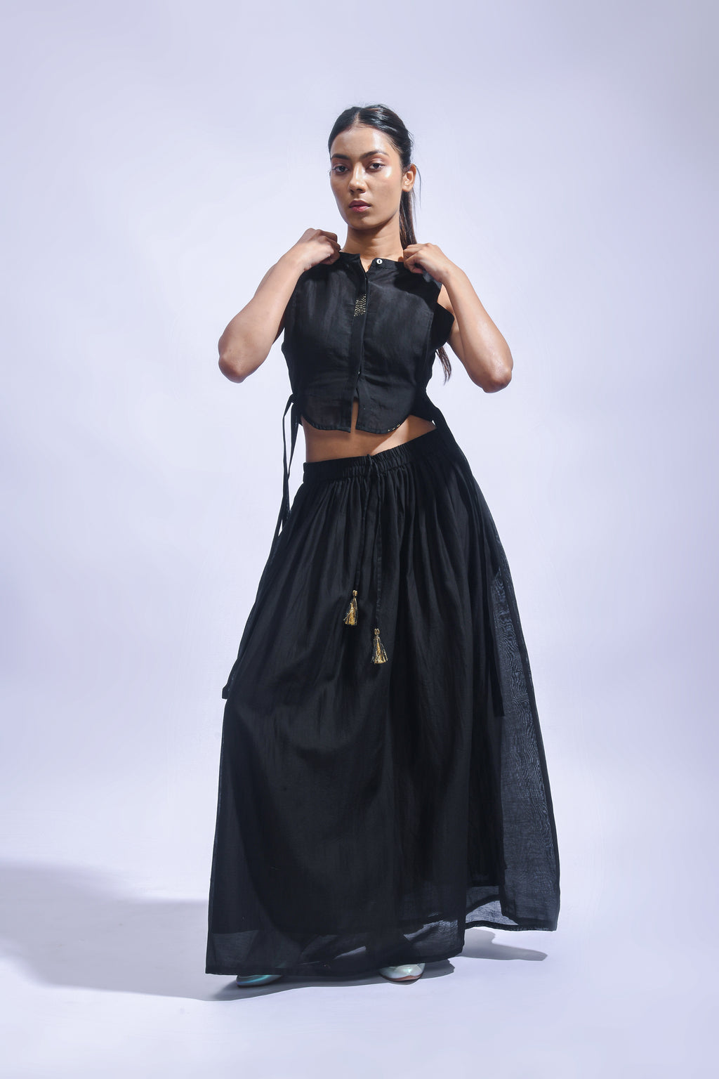 Midnight  Chanderi Set