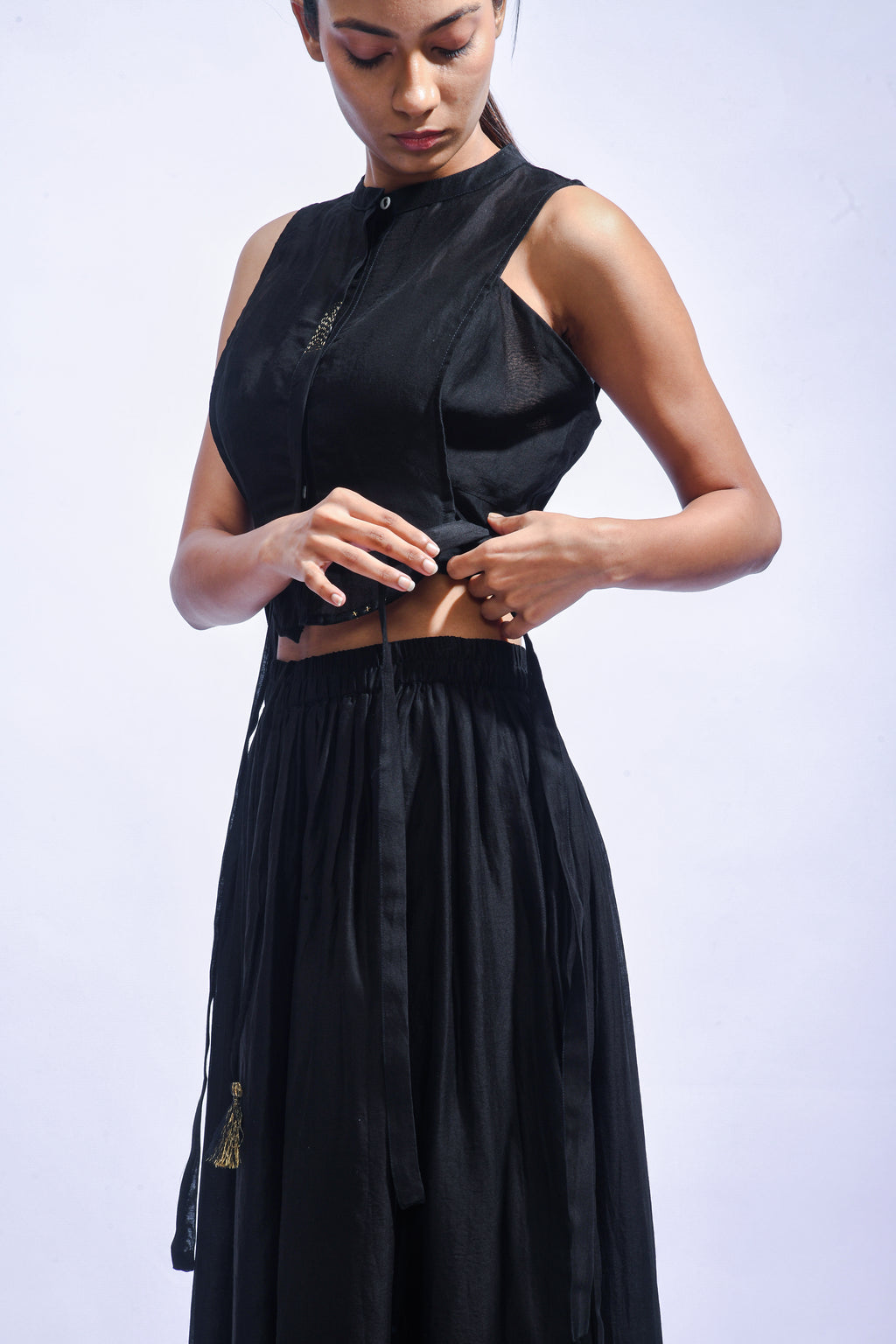 Midnight  Chanderi Set