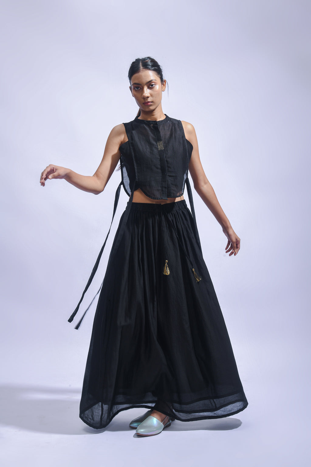 Midnight  Chanderi Set