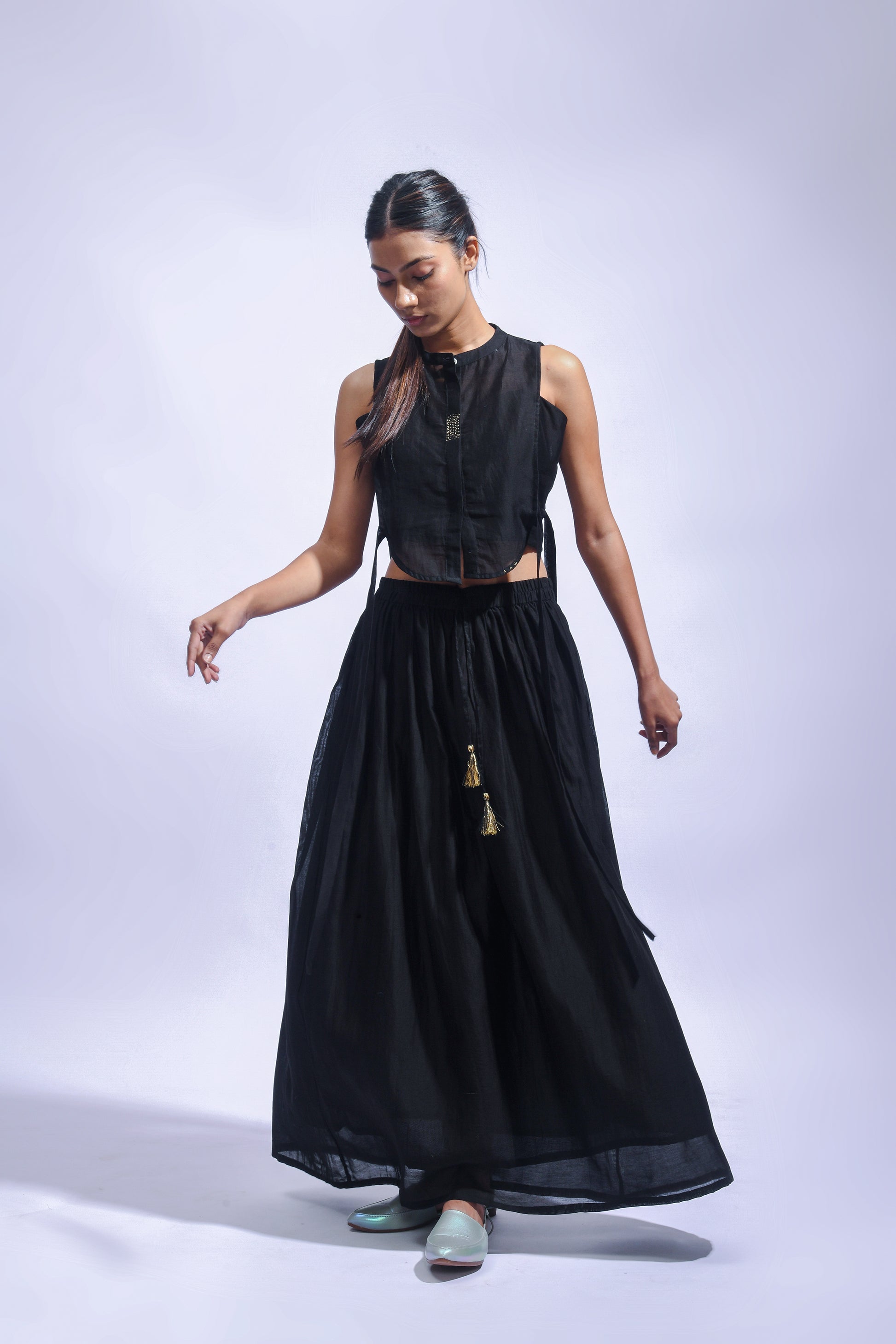 Midnight  Chanderi Set