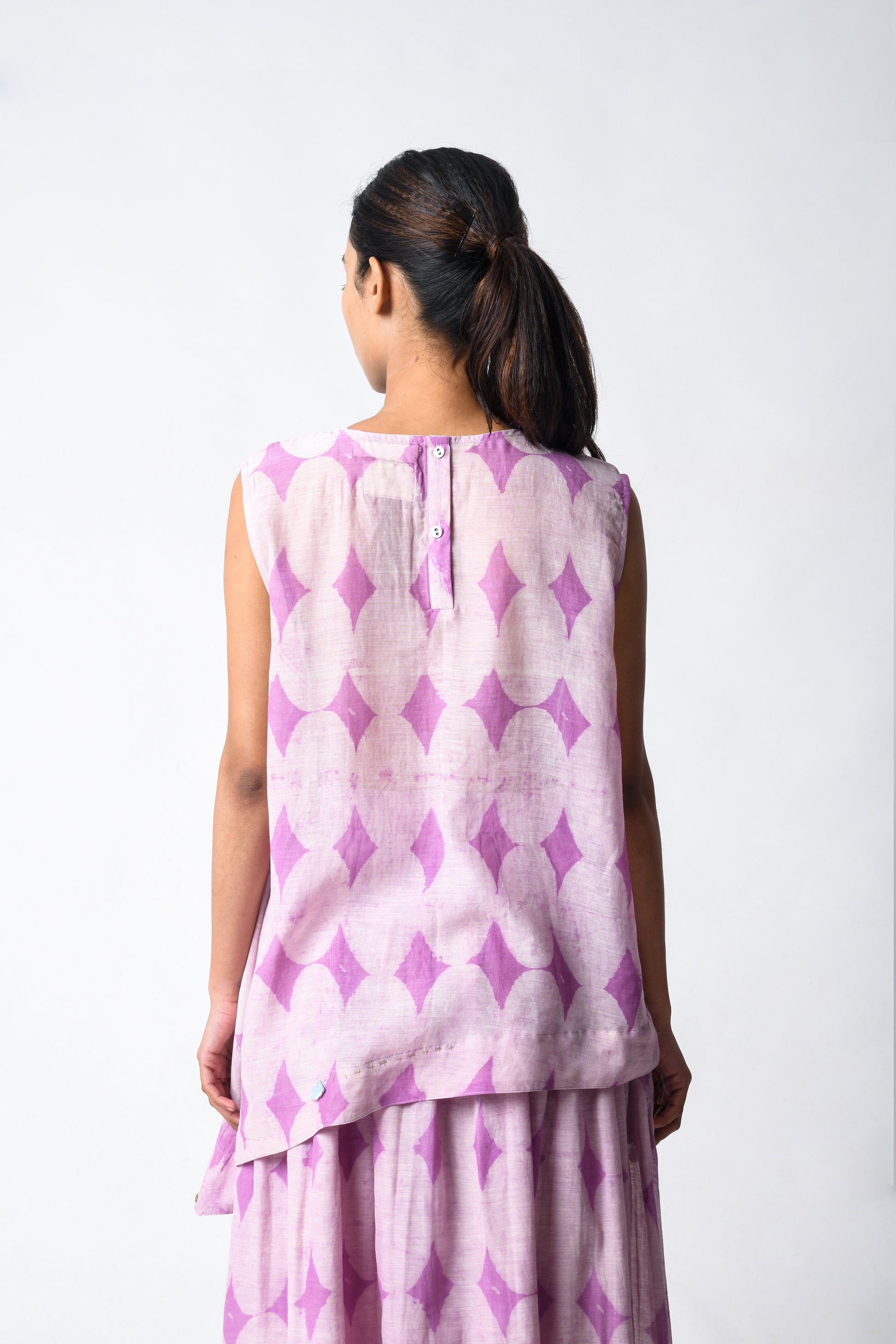 PINTUCK PLUM CORD SET