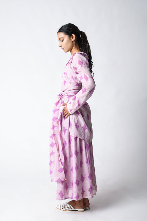 CAMI WRAP PLUMCO-ORD SET