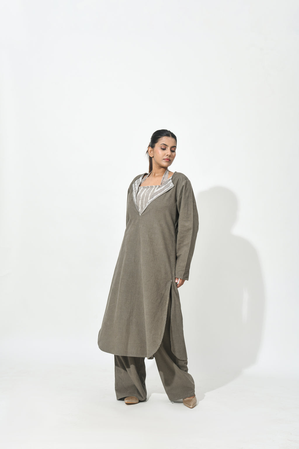 GREY COUDROY CO-ORDS