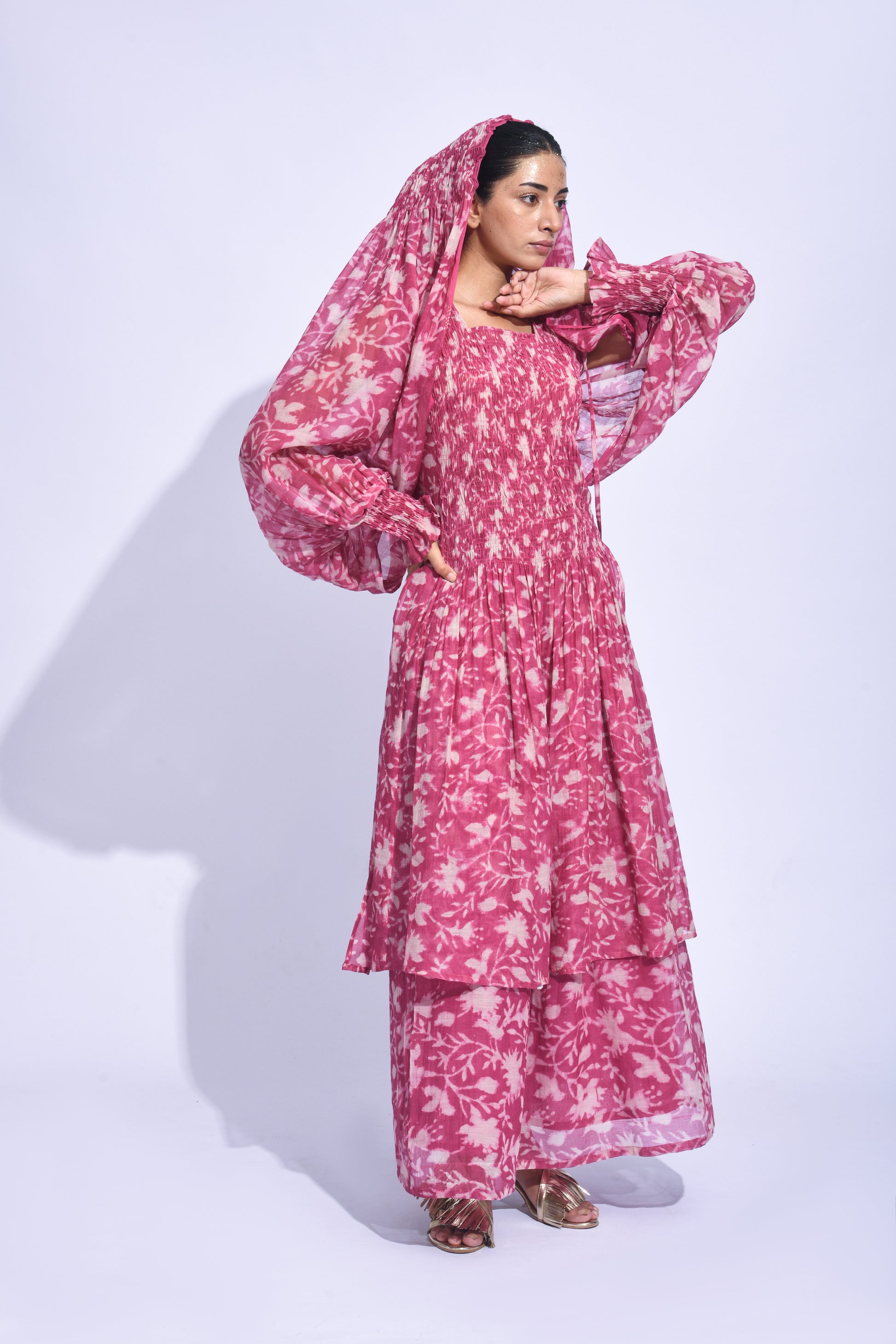 Sangria smocked set