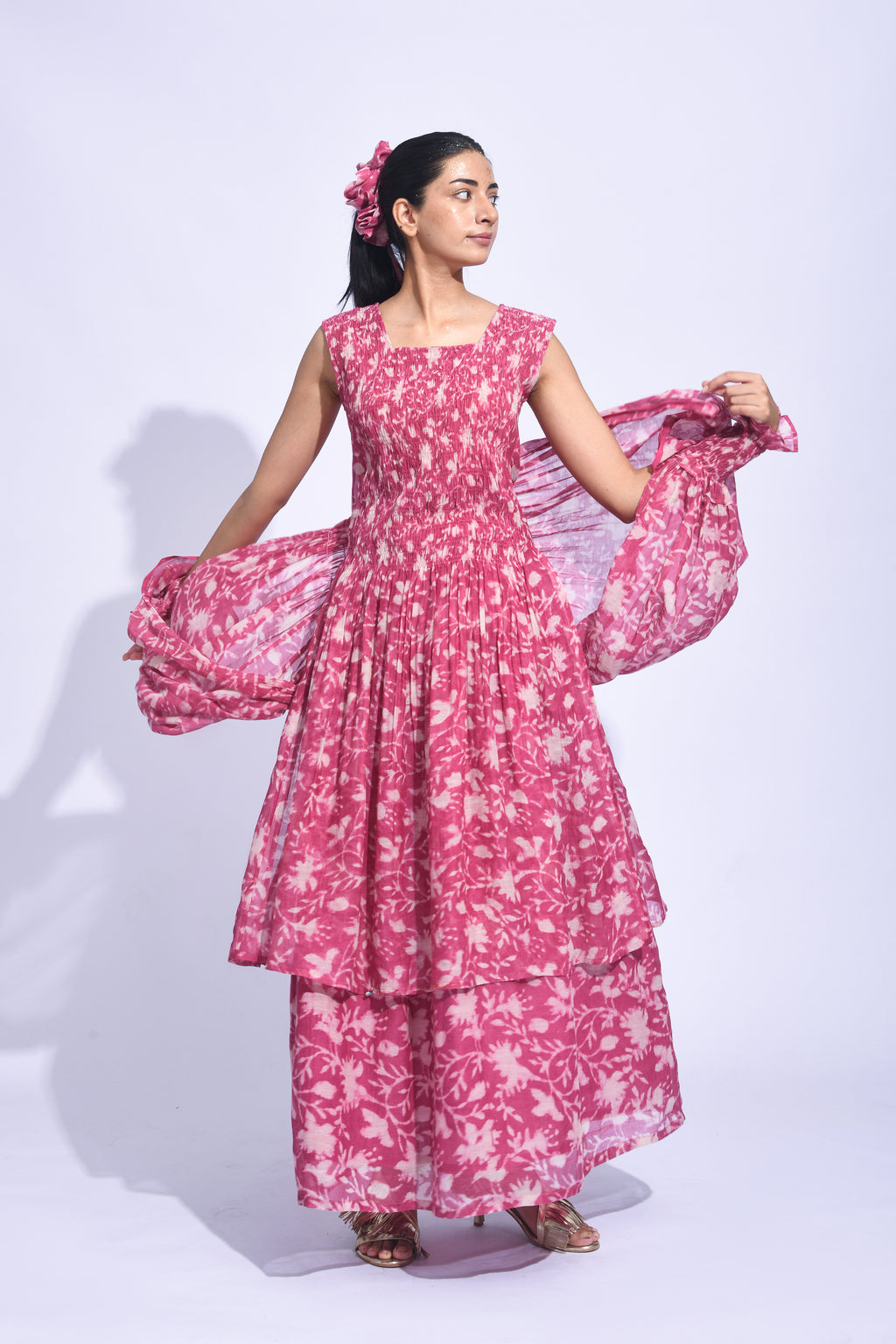 Sangria smocked set