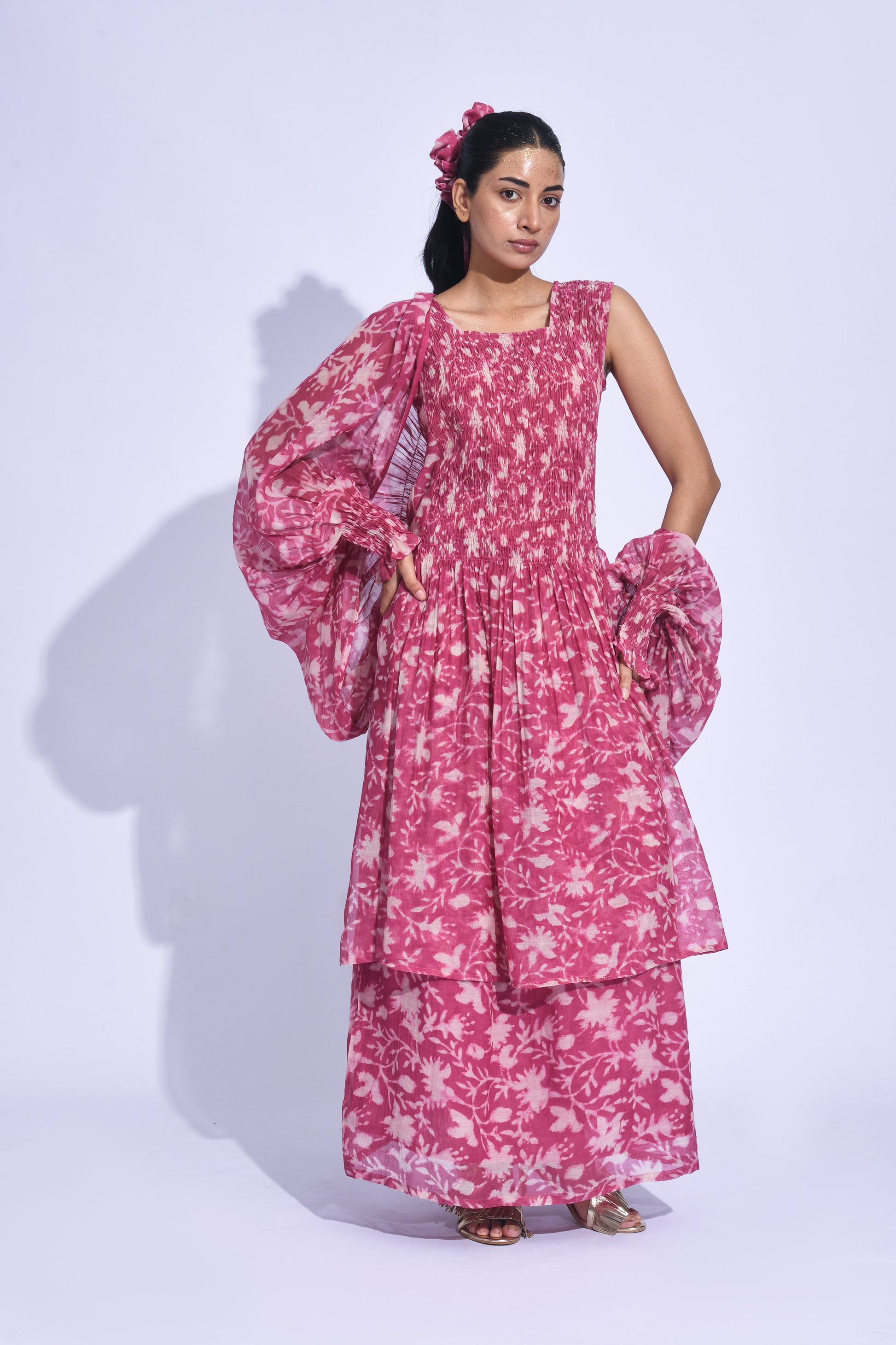 Sangria smocked set