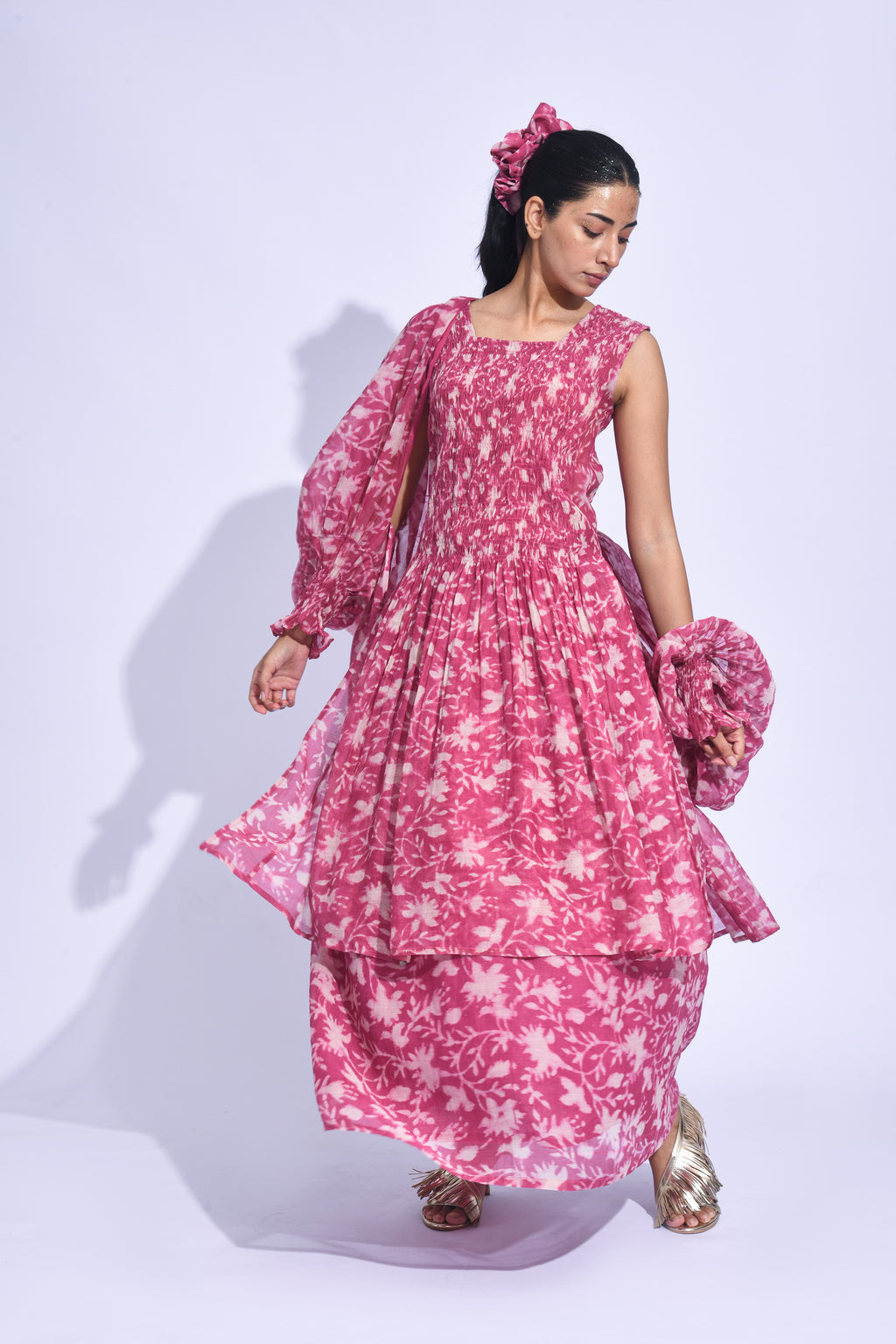 Sangria smocked set