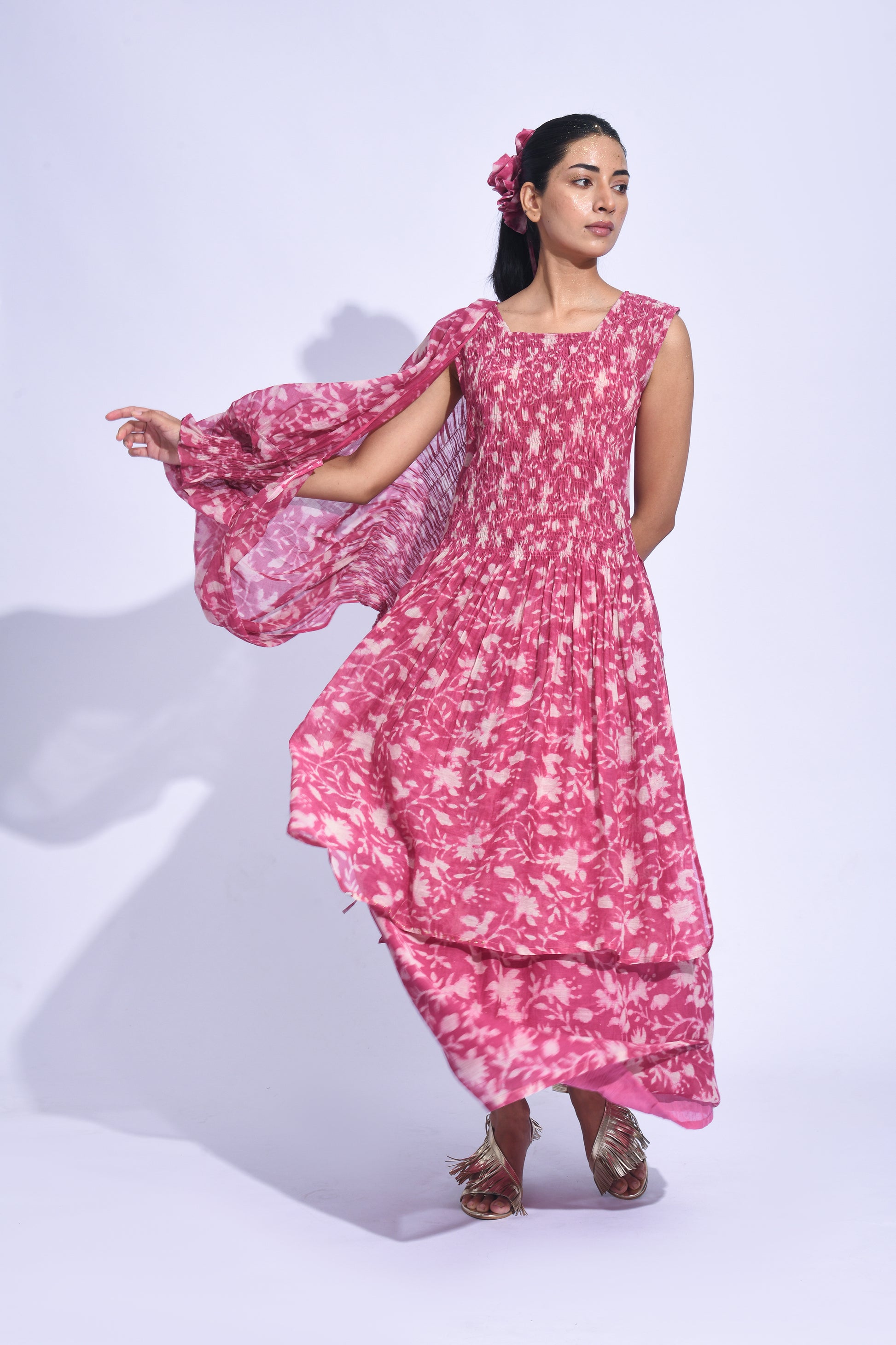 Sangria smocked set