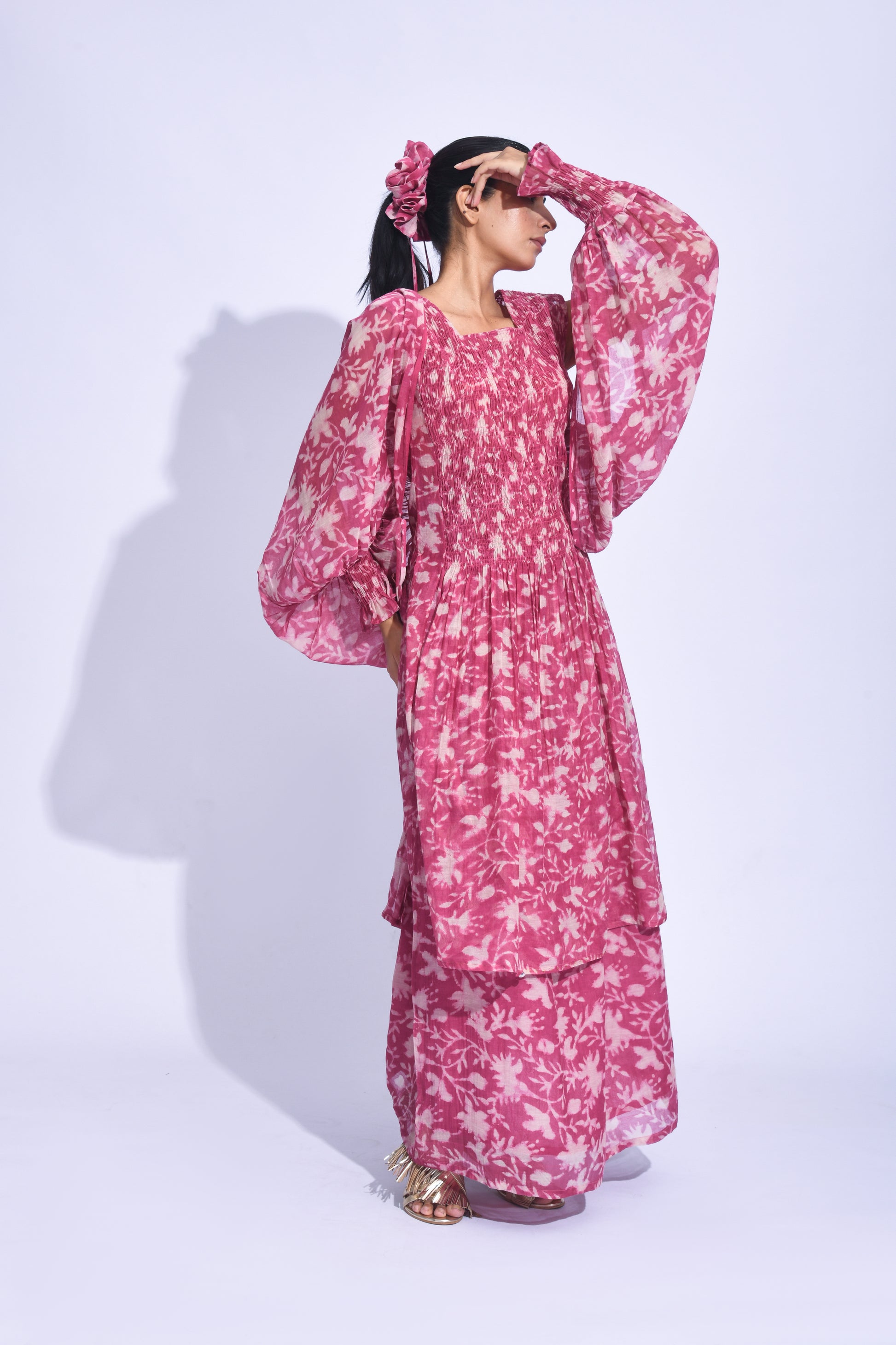 Sangria smocked set