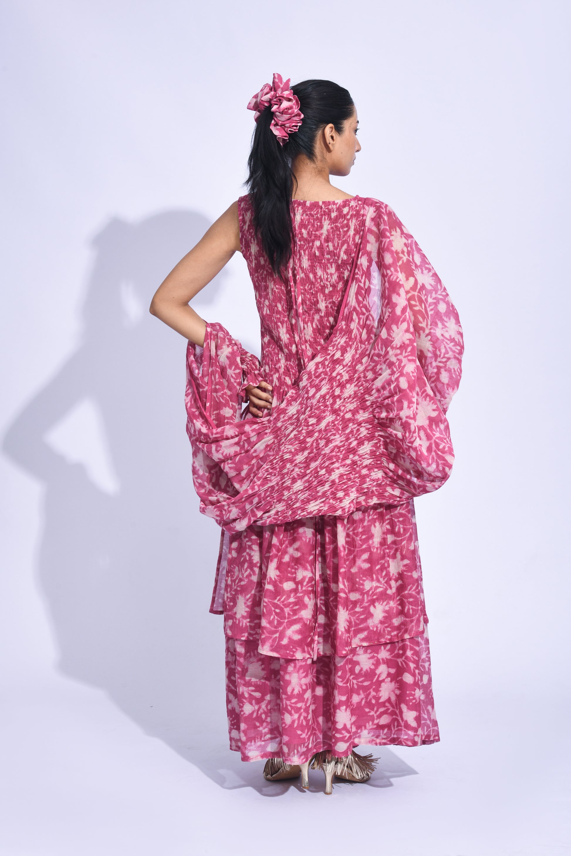 Sangria smocked set