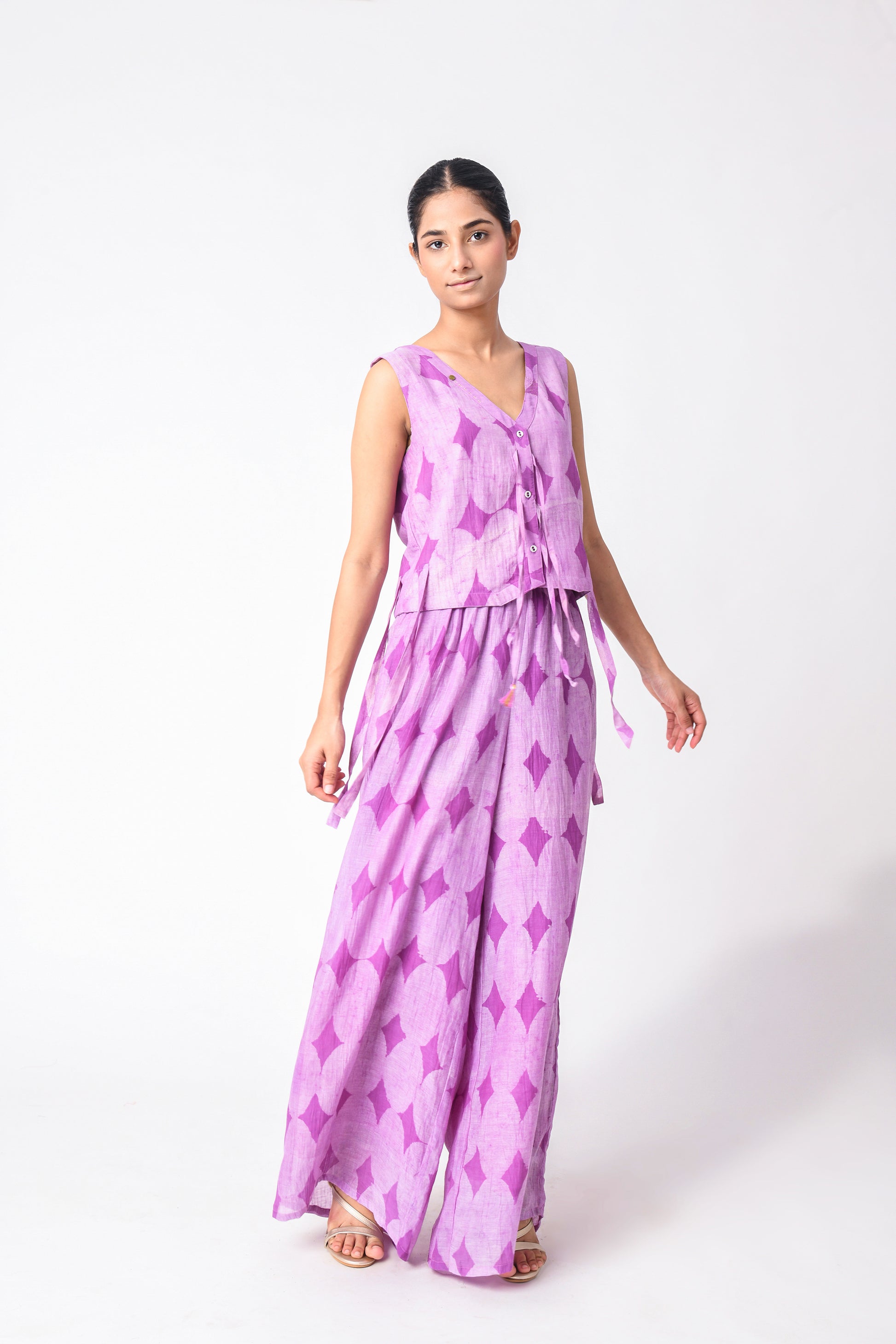 VEST PLUM CORD