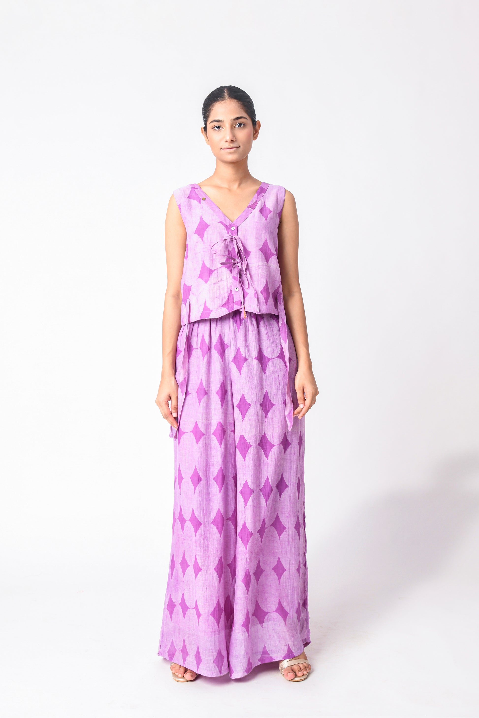 VEST PLUM CORD