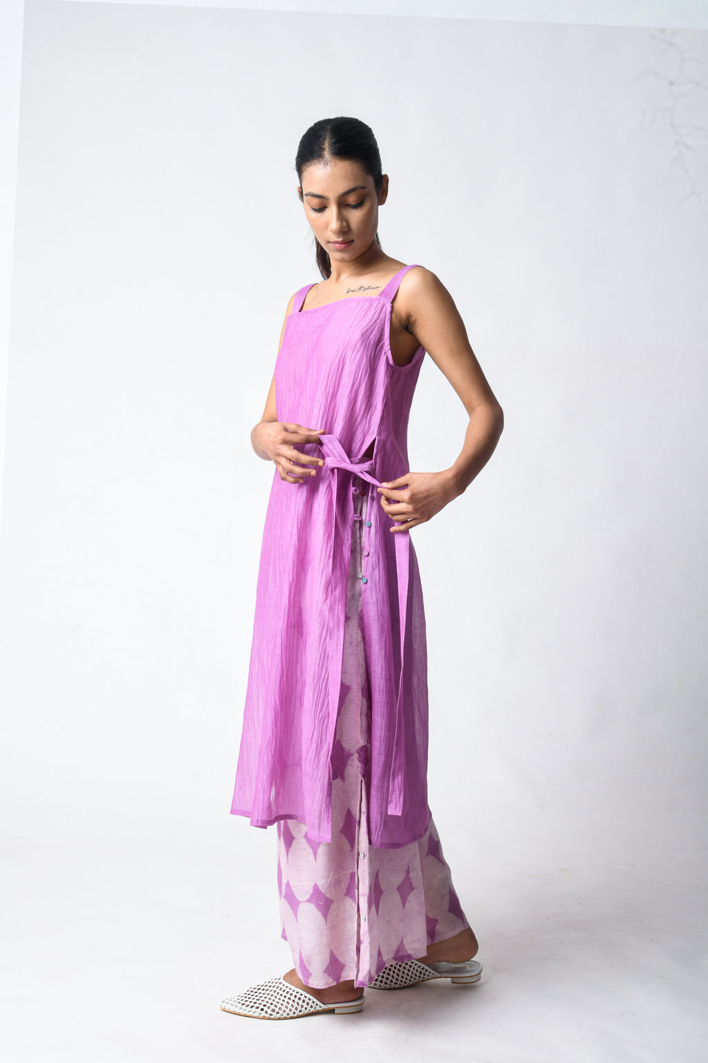 STRAP TUNIC PLUM CO-ORD