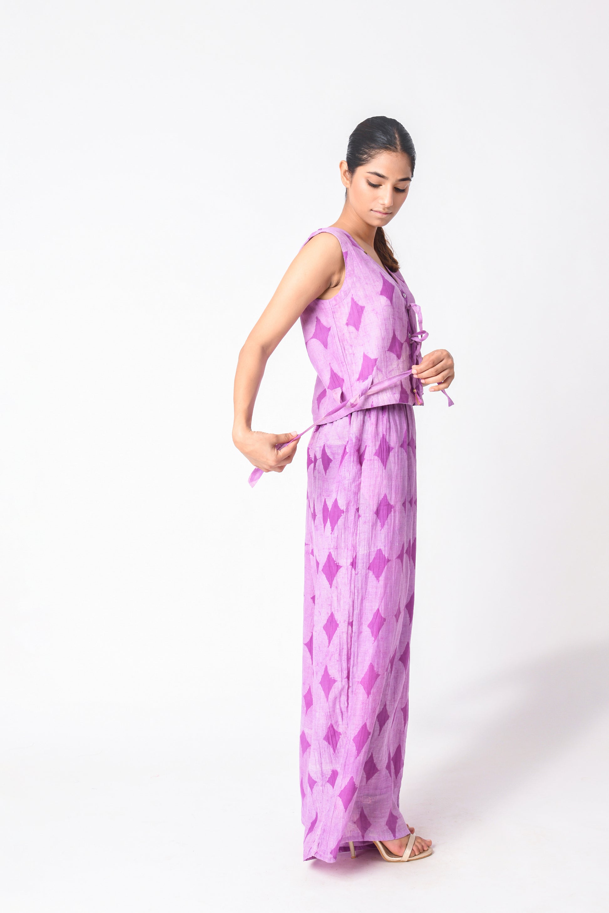 VEST PLUM CORD