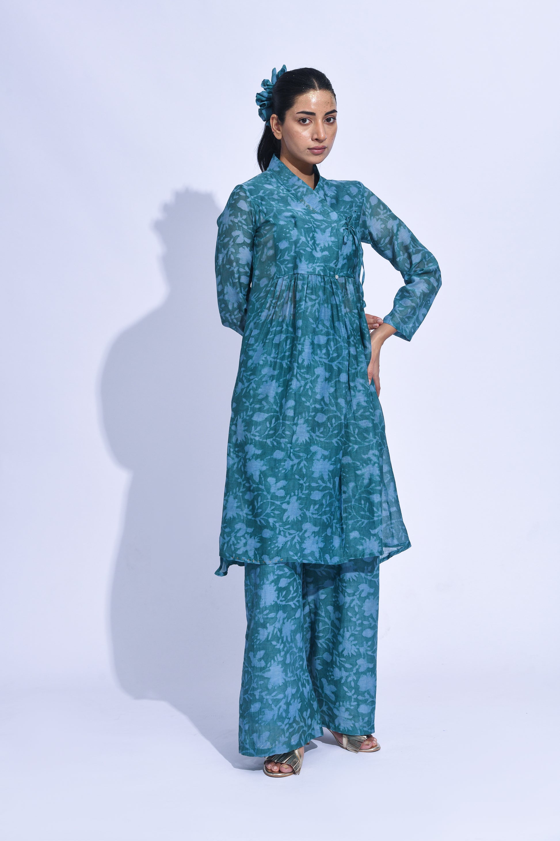 Blue mori wrap cord