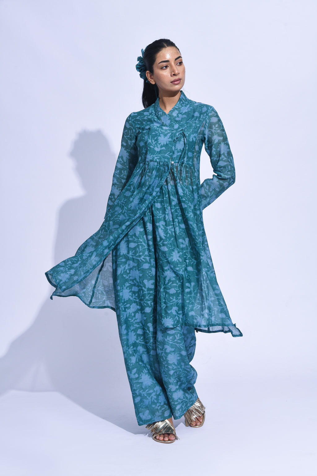 Blue mori wrap cord