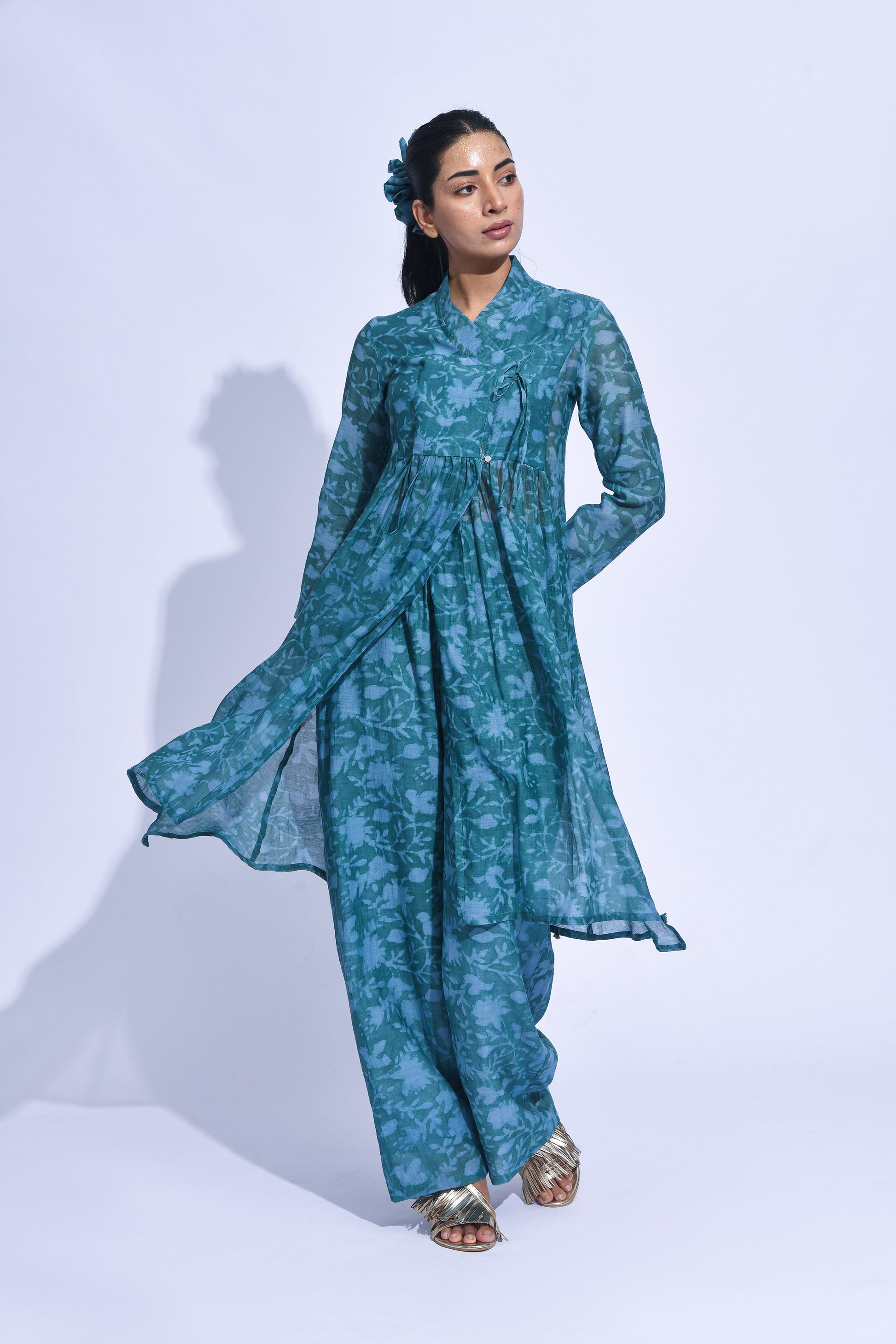 Blue mori wrap cord