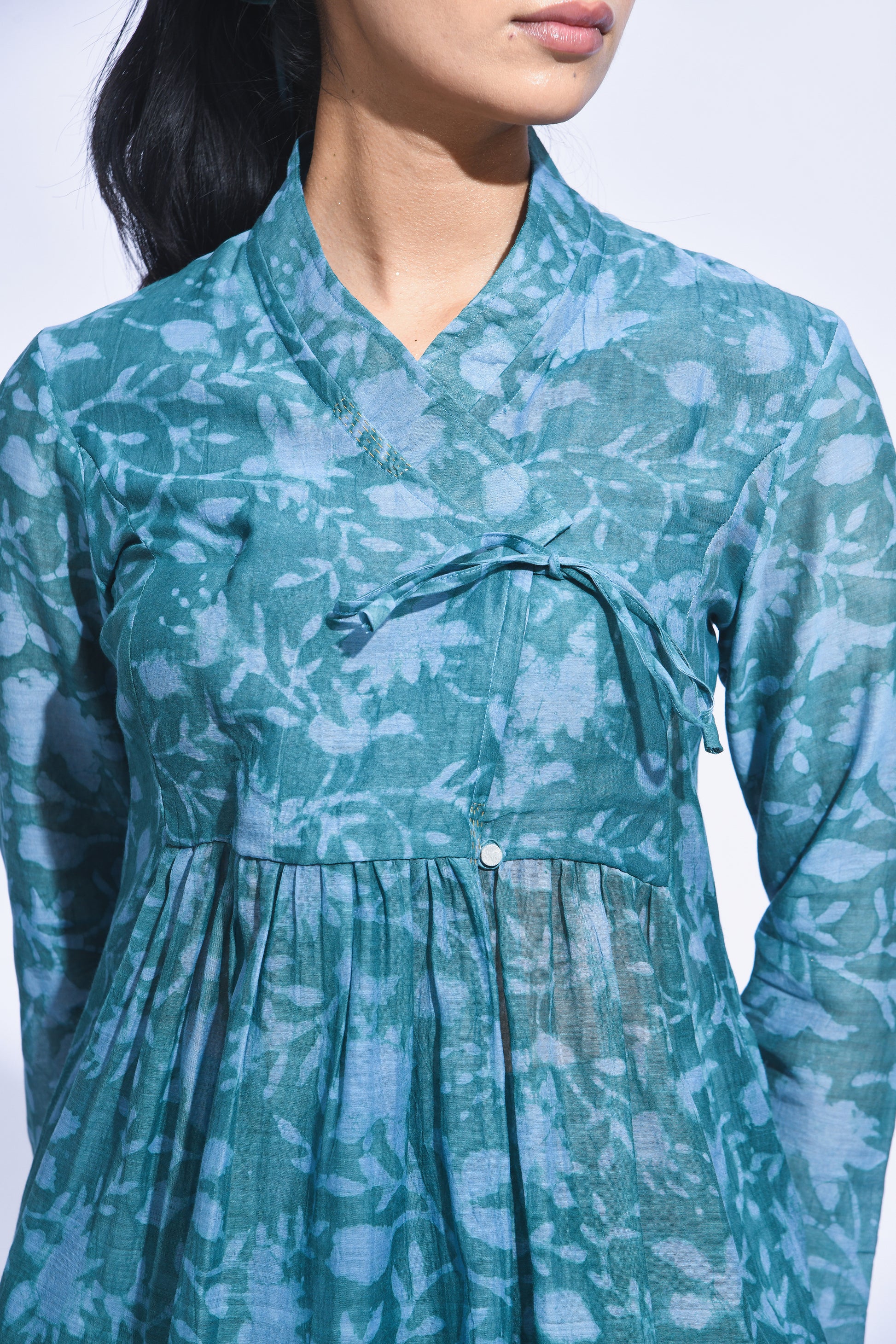 Blue mori wrap cord