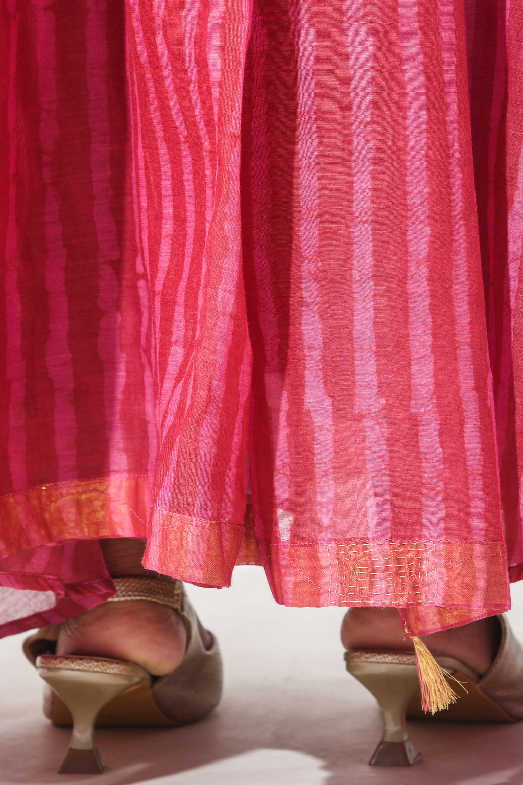 ROSE ANARKALI DRESS WITH DUPATTA