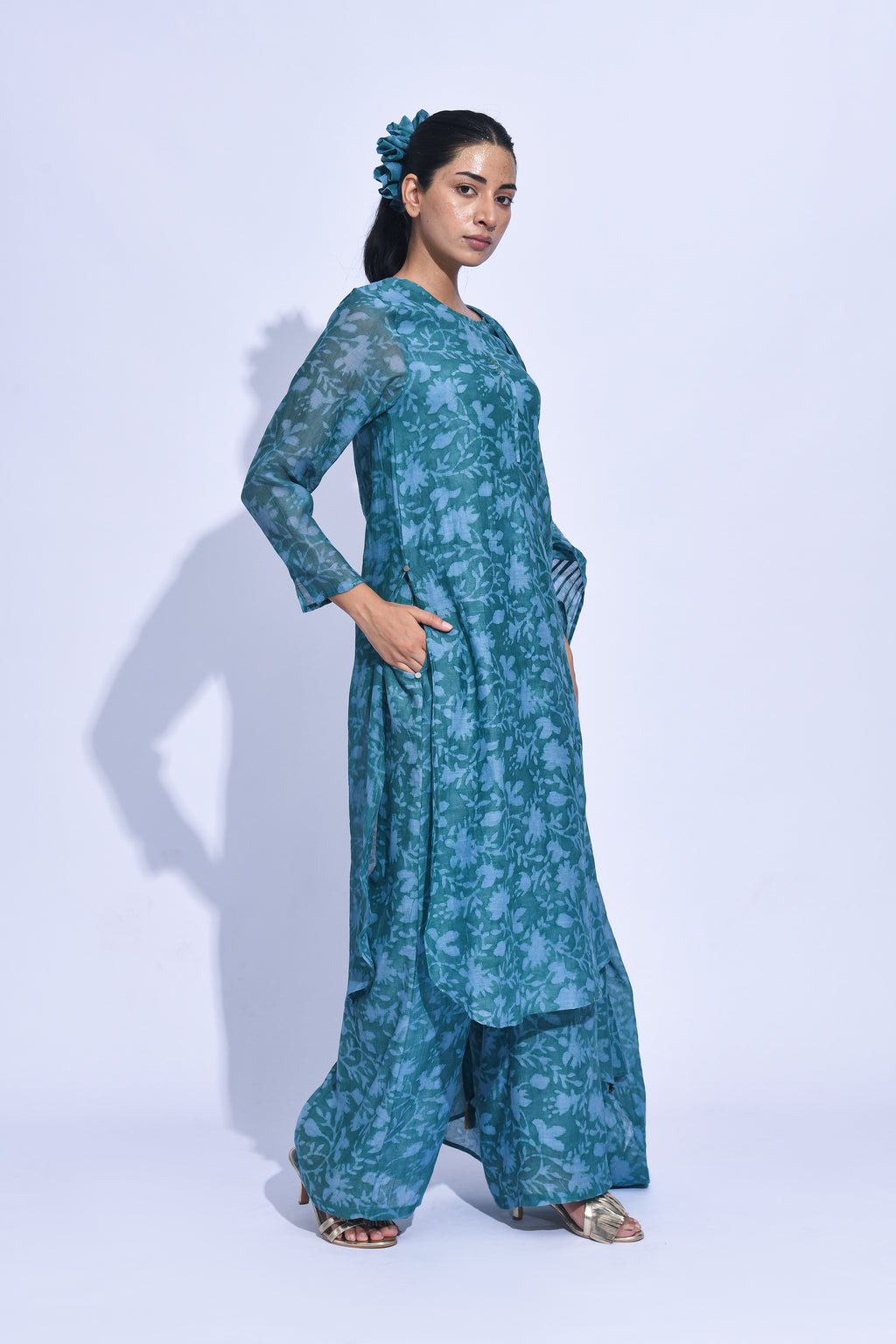 Blue mori suit set