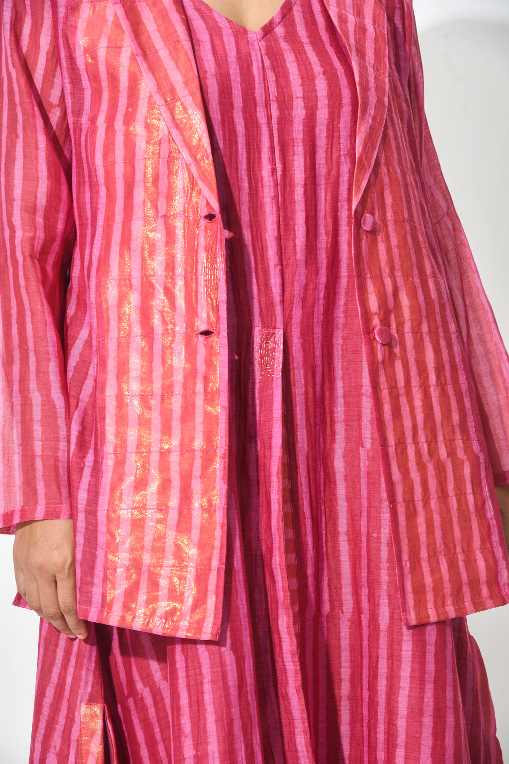 ROSE SHEER BLAZER CO-ORD