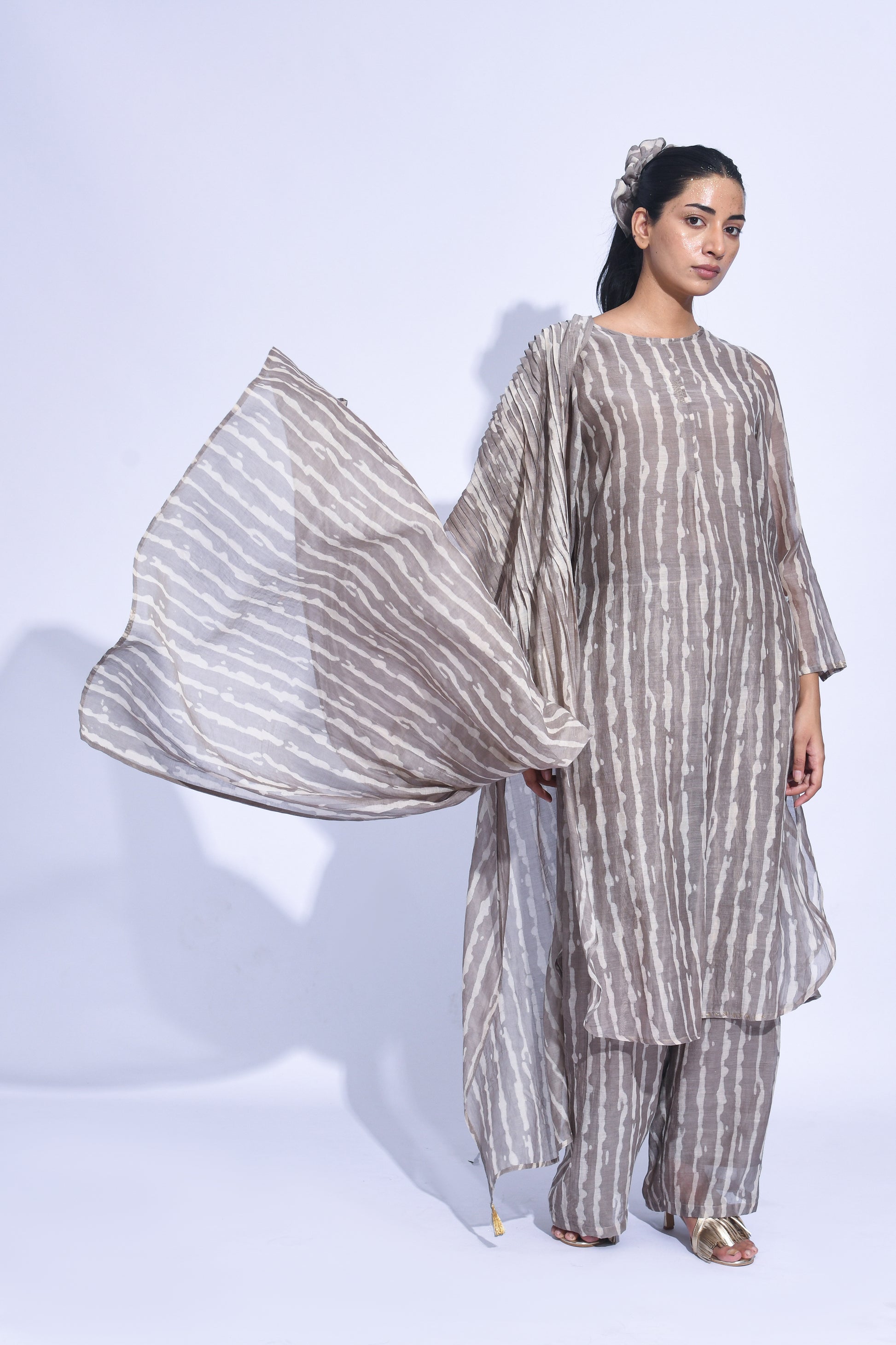 Grey shima suit set