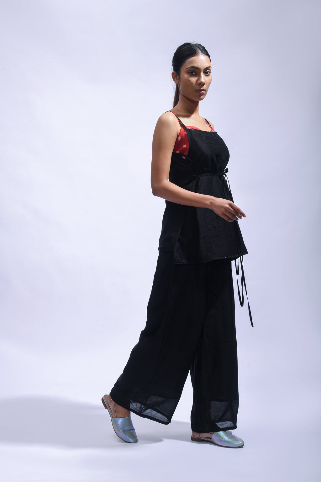 Strappy  Chanderi Set