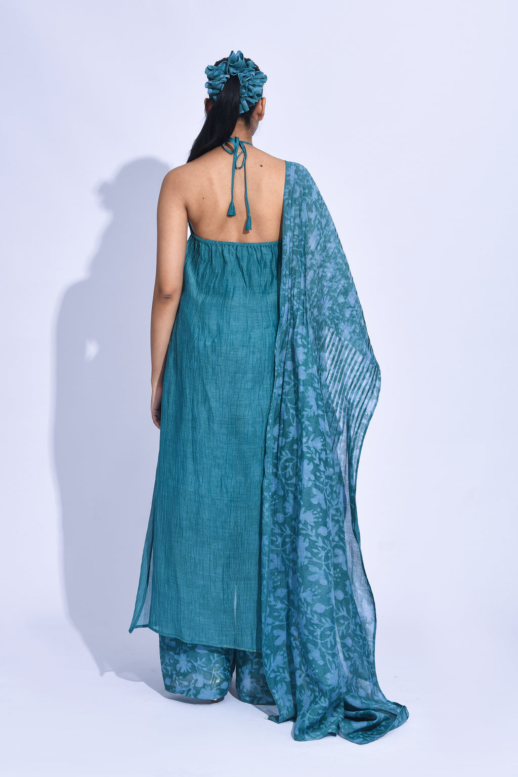 Blue mori  Halter Set