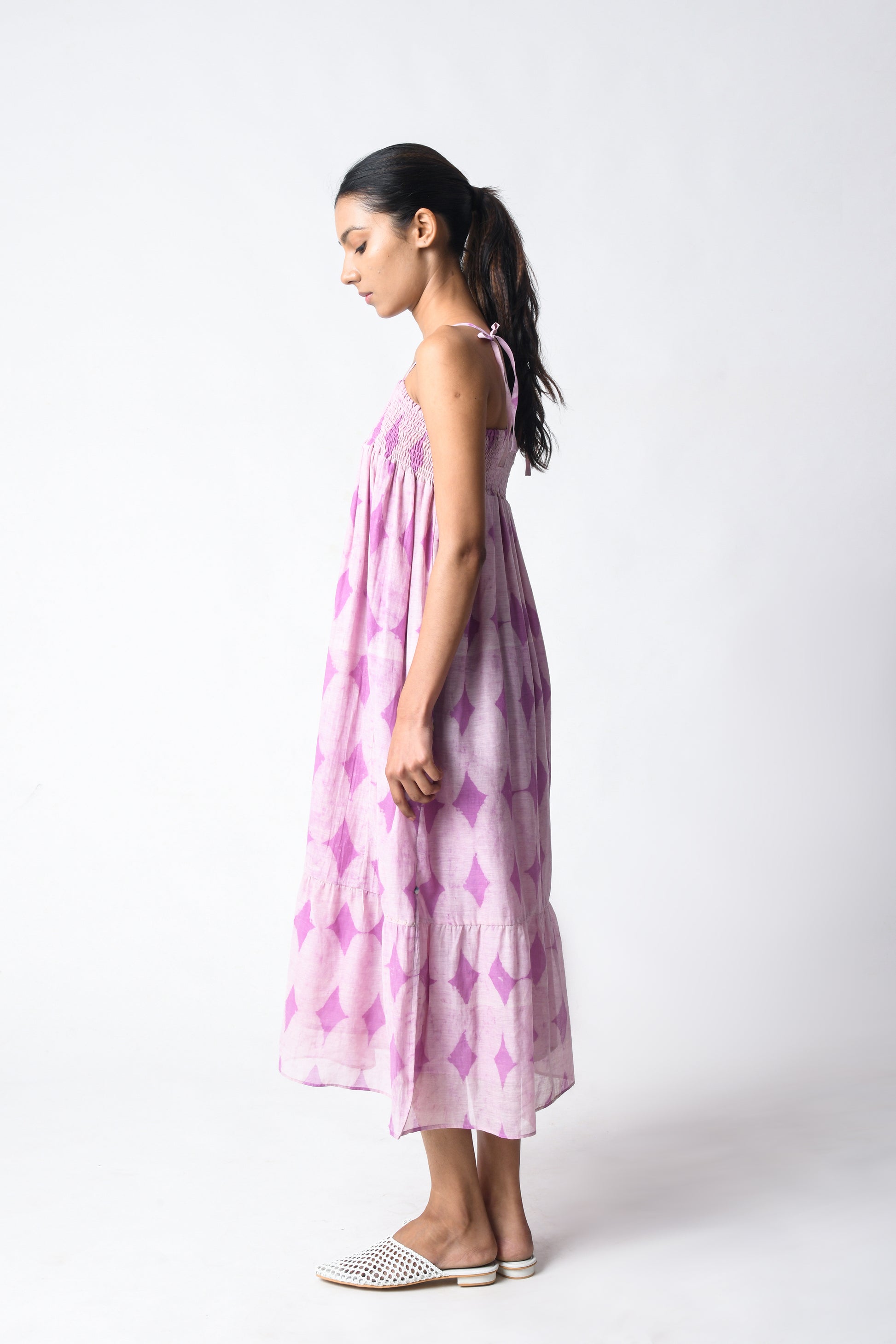 STRAPPY PLUM DRESS
