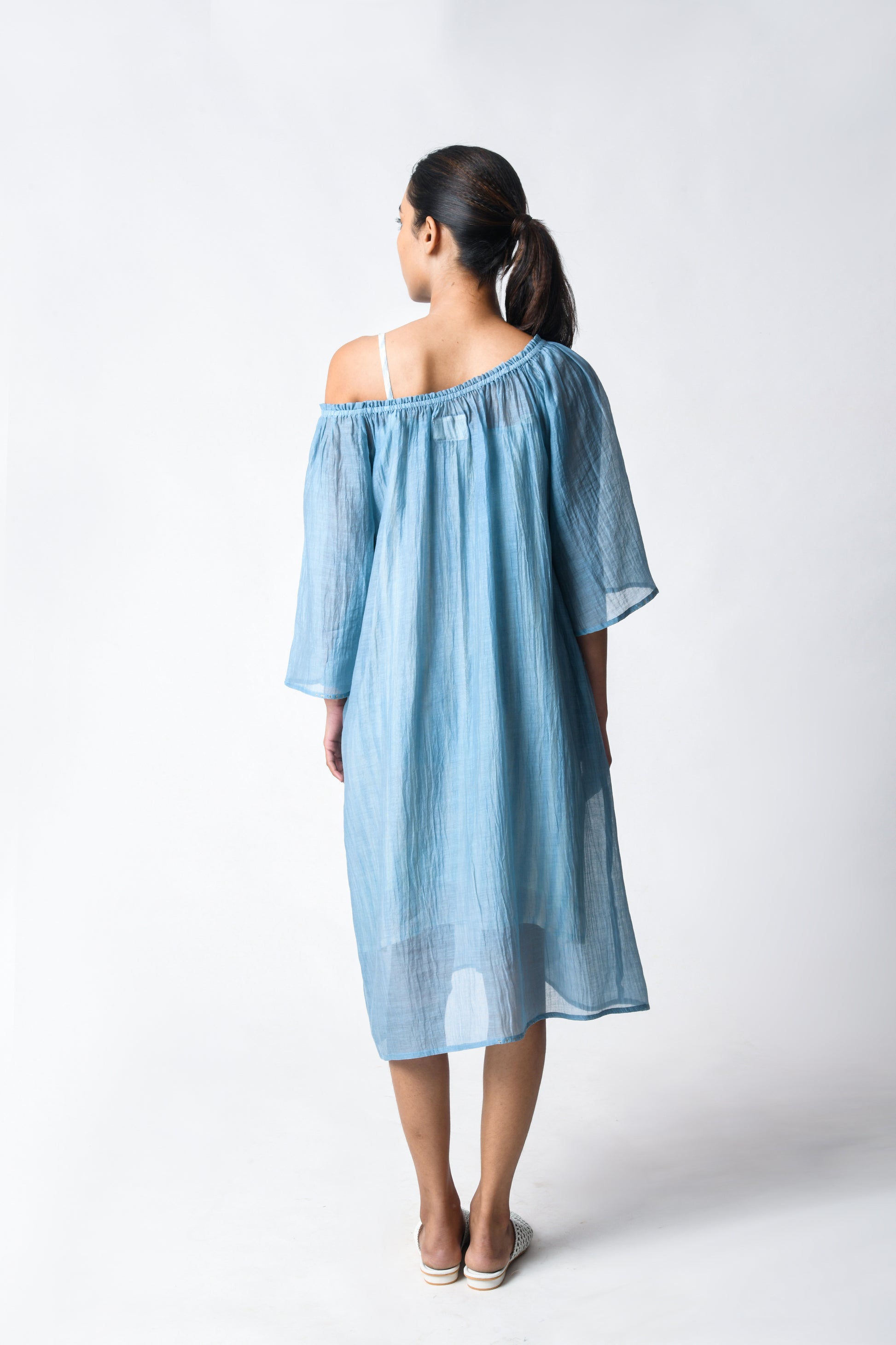 SKY OFF-SHOULDER DRESS