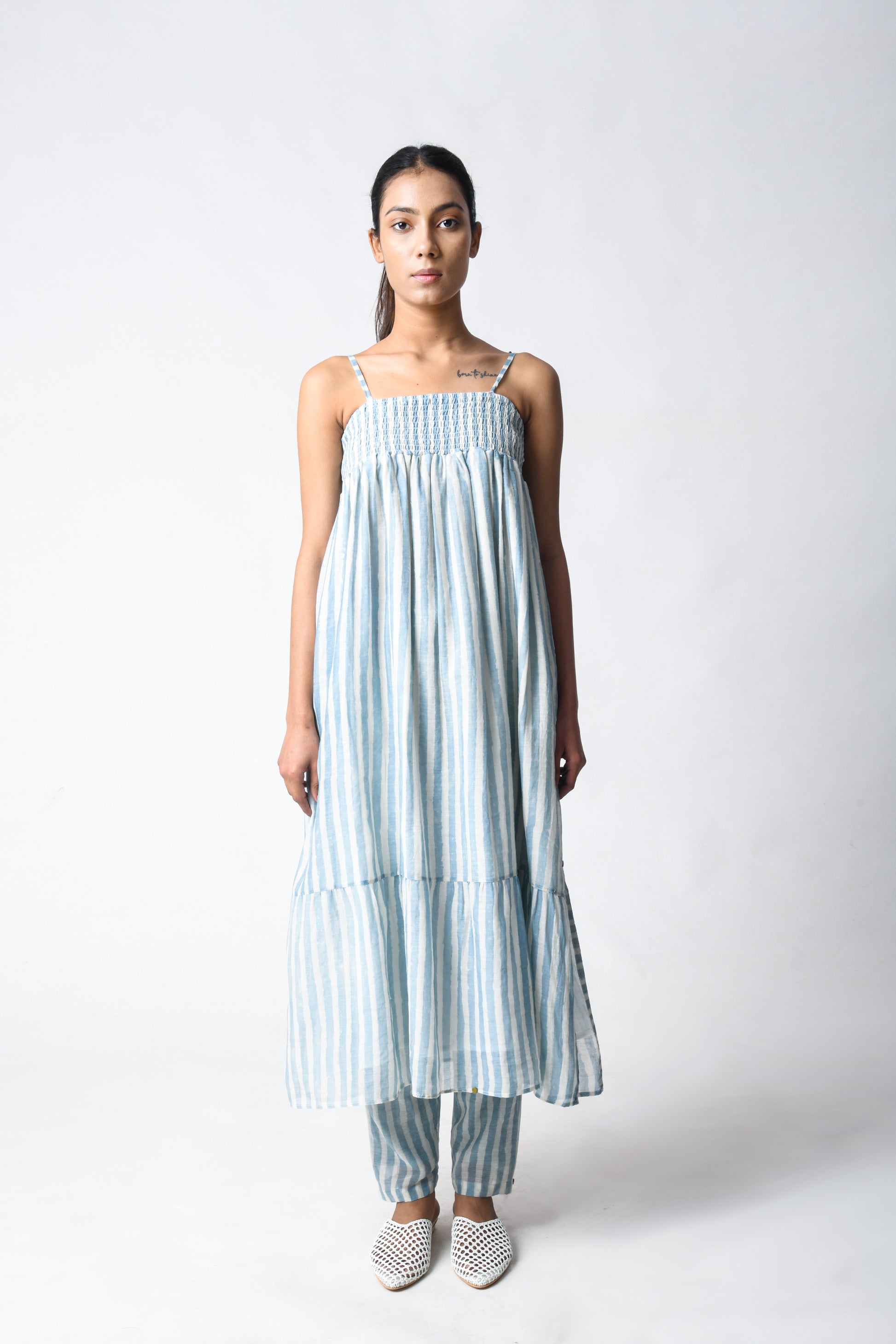 STRAPPY SKY  CO-ORD SET
