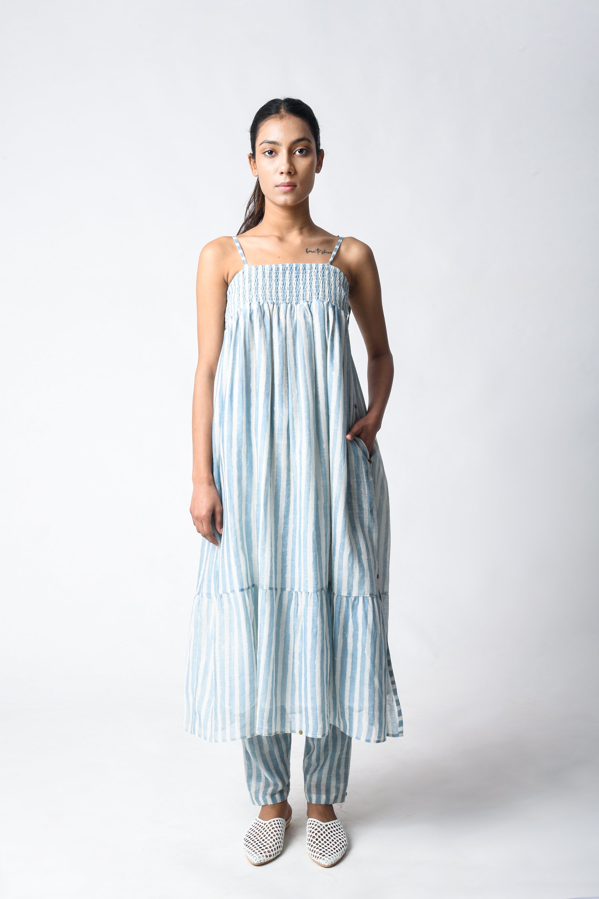 STRAPPY SKY  CO-ORD SET