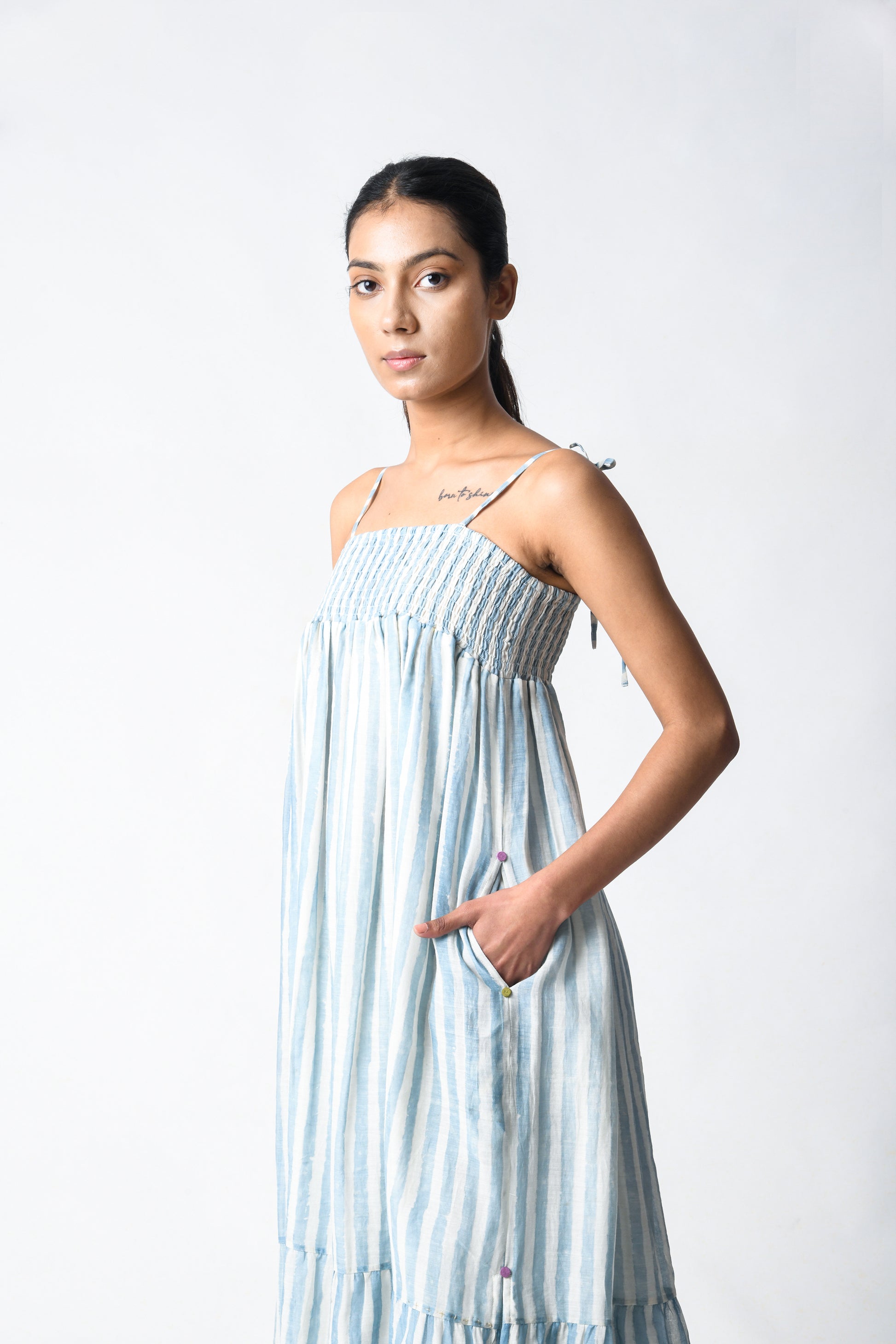STRAPPY SKY  CO-ORD SET
