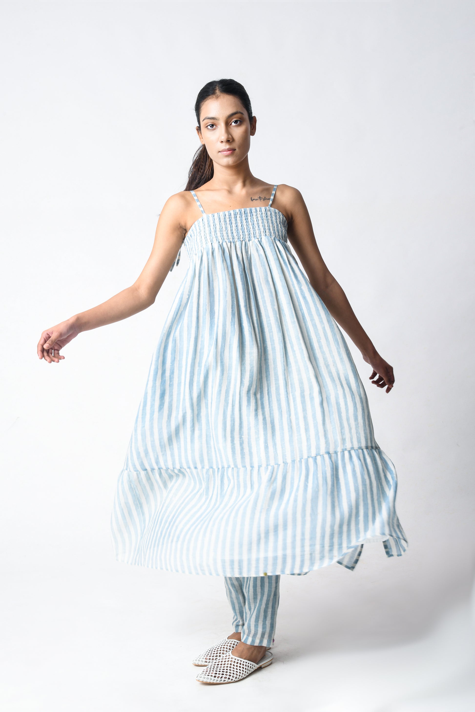 STRAPPY SKY  CO-ORD SET