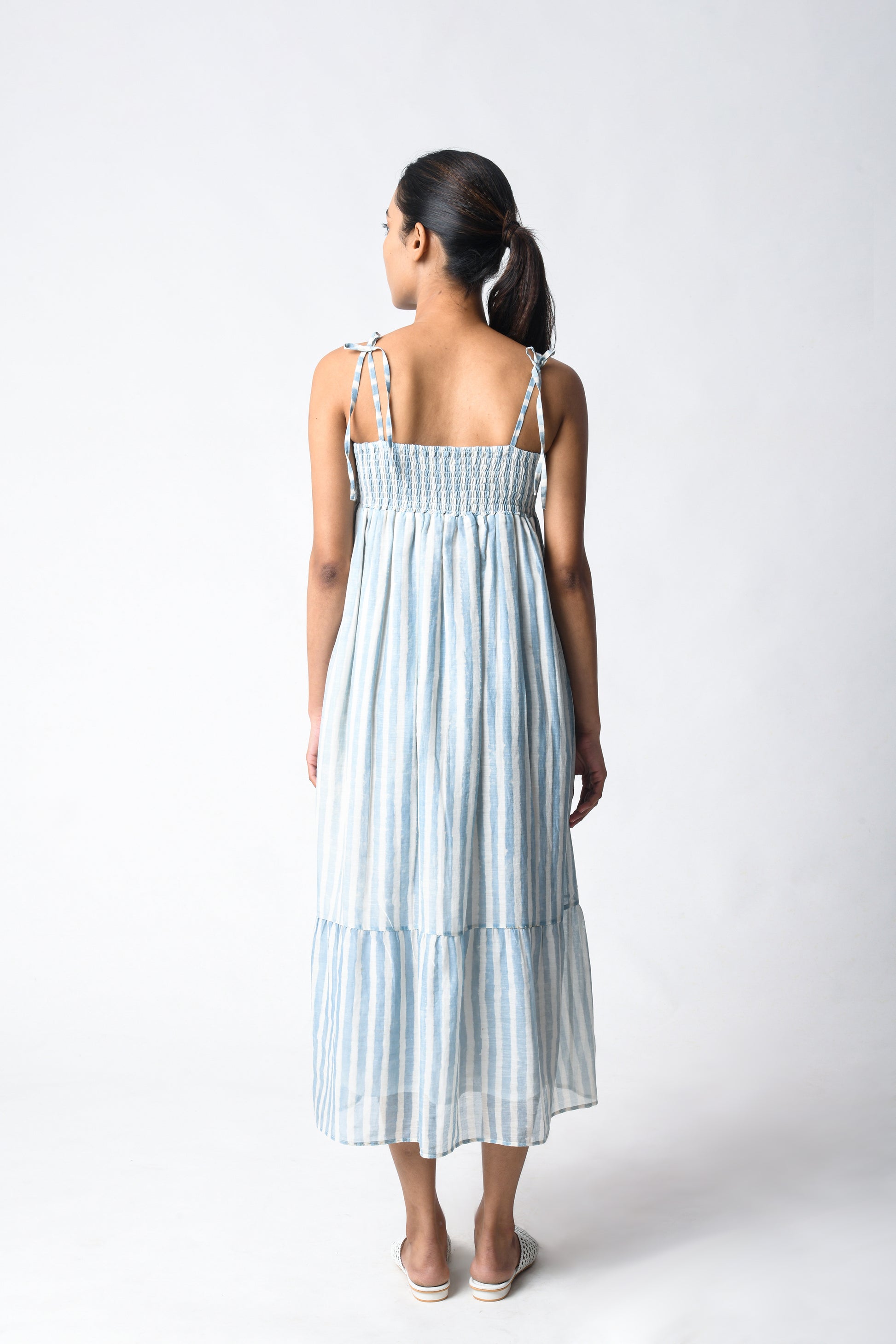 STRAPPY SKY DRESS