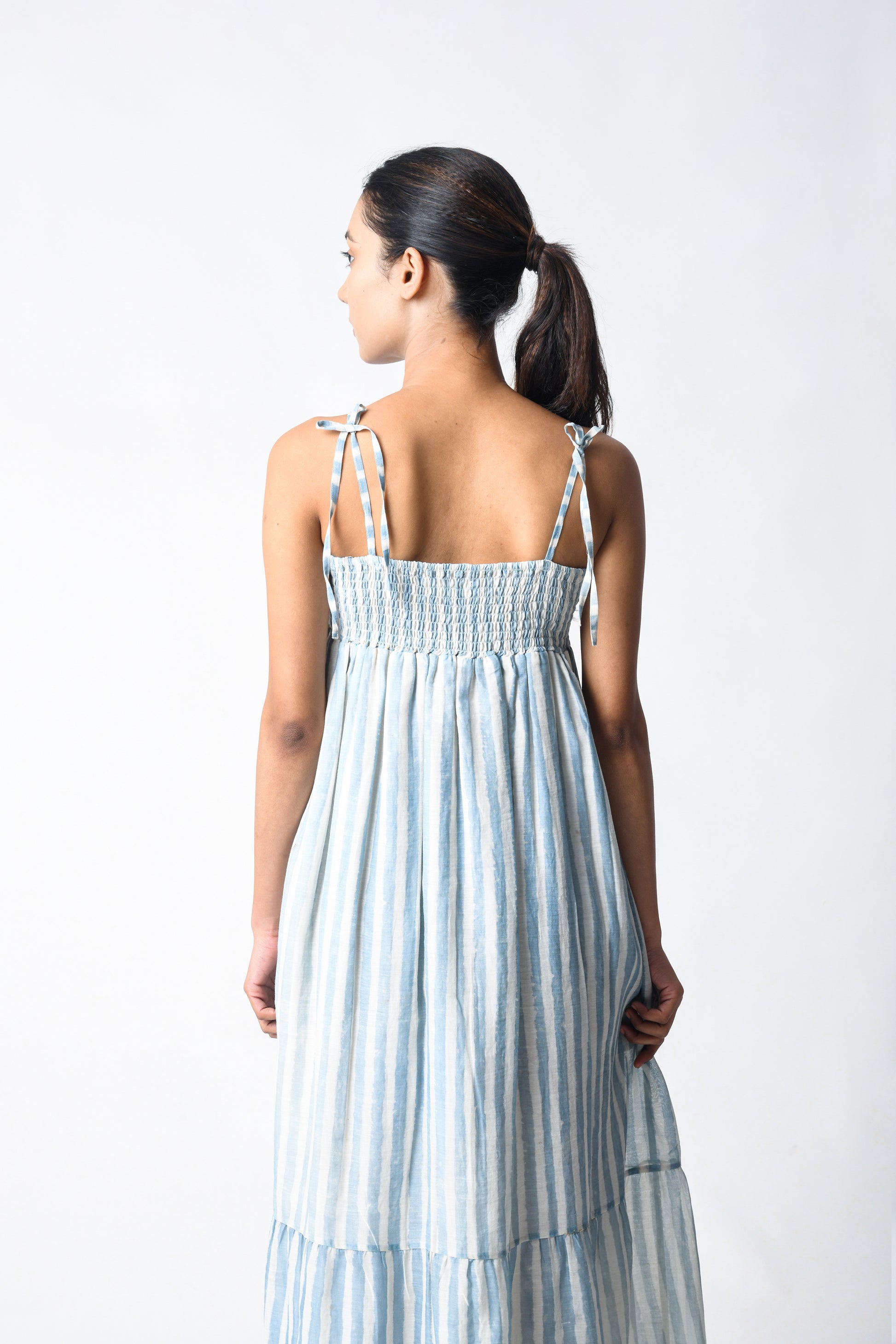 STRAPPY SKY DRESS