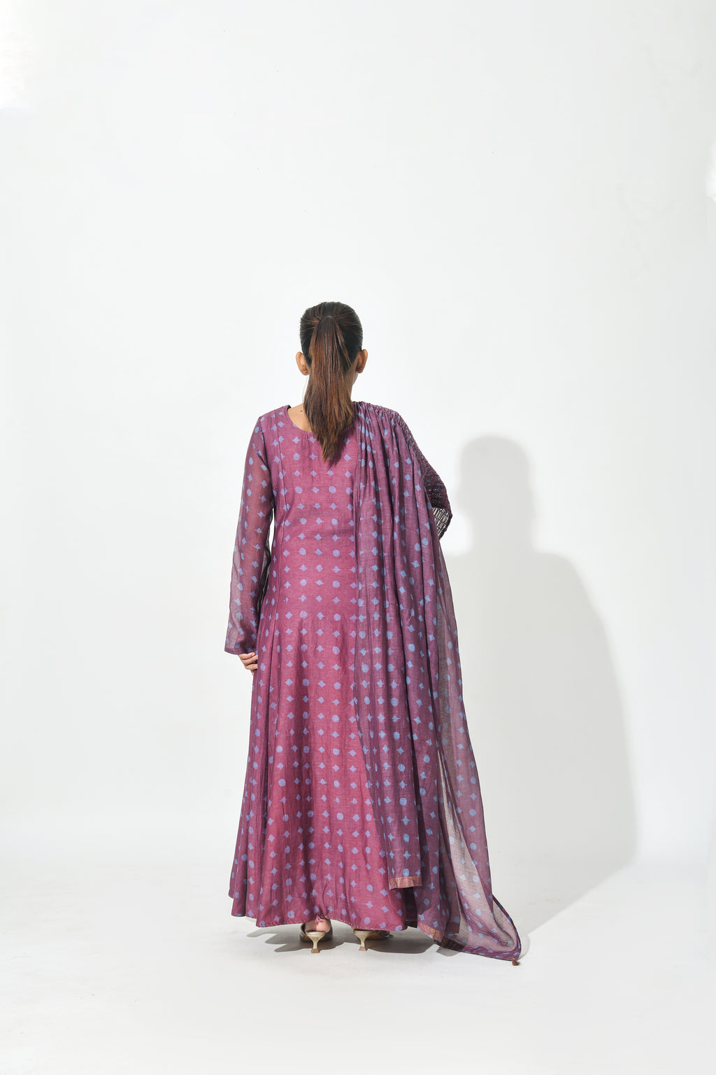 VINO ANARKALI DRESS WITH DUPATTA