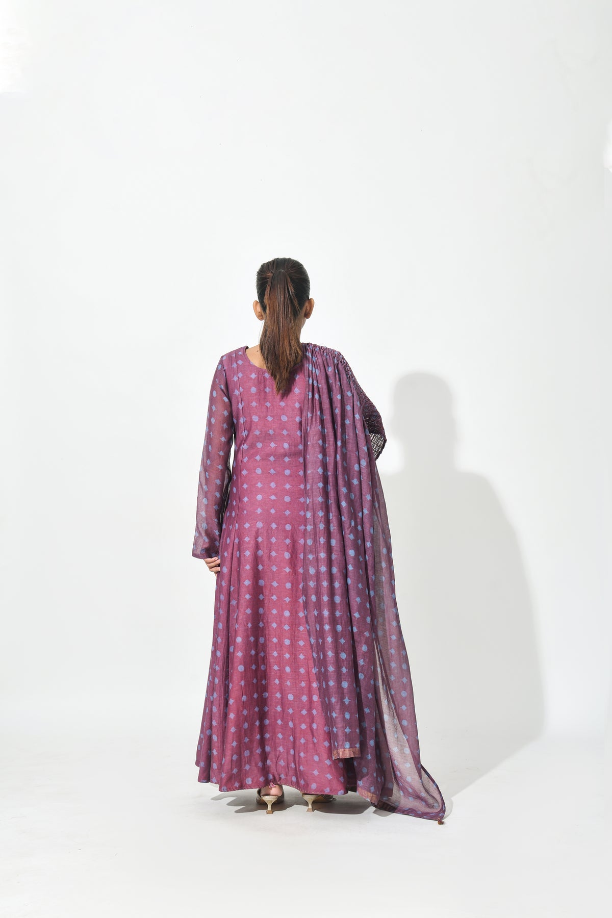 VINO ANARKALI DRESS WITH DUPATTA