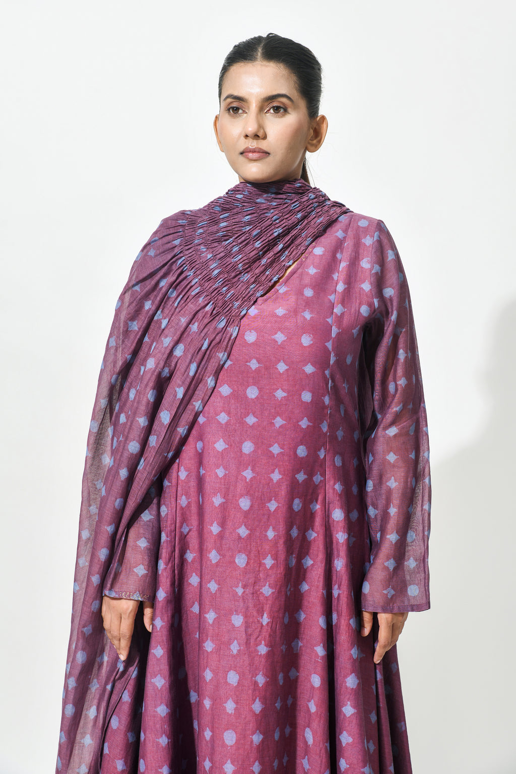 VINO ANARKALI DRESS WITH DUPATTA