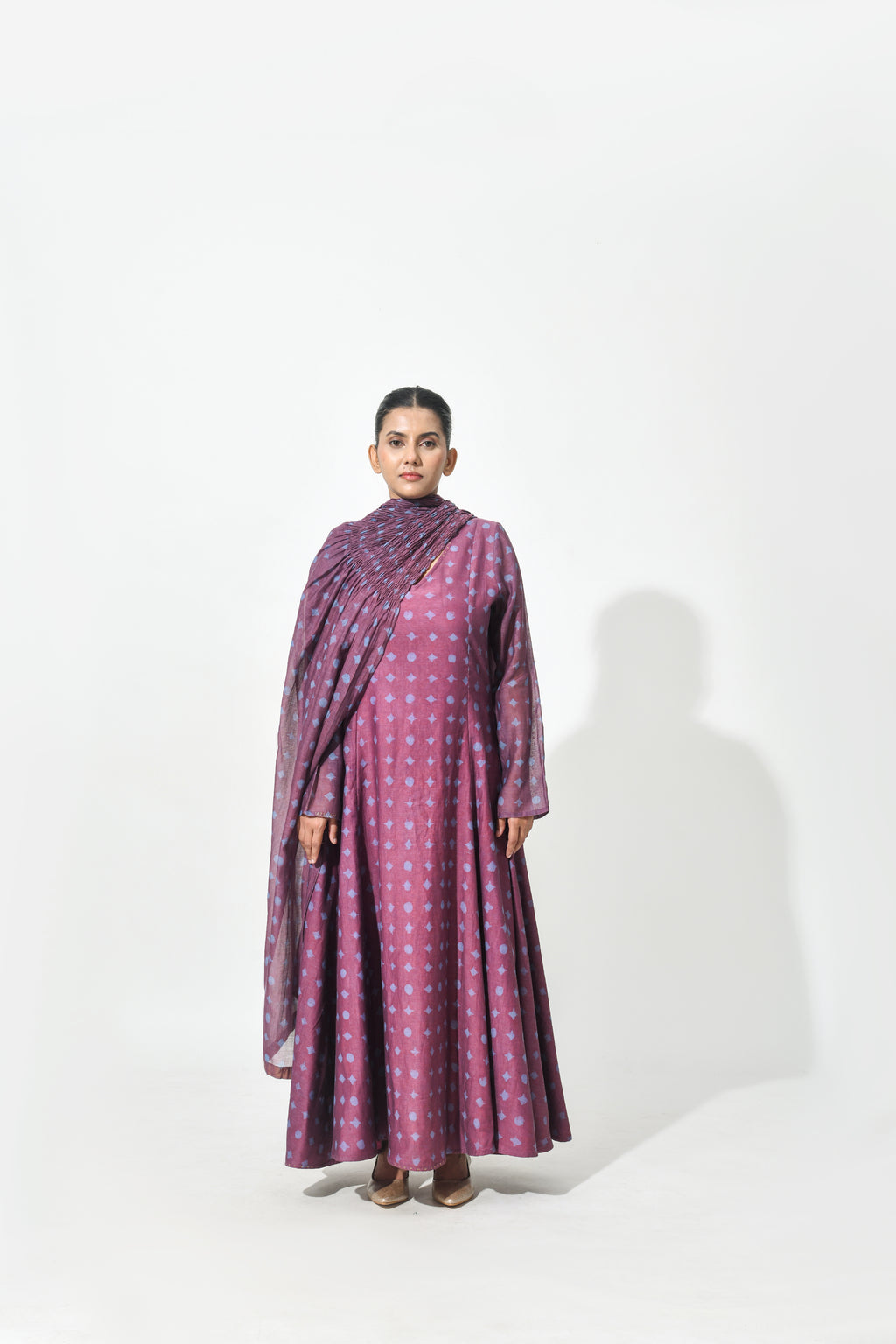 VINO ANARKALI DRESS WITH DUPATTA