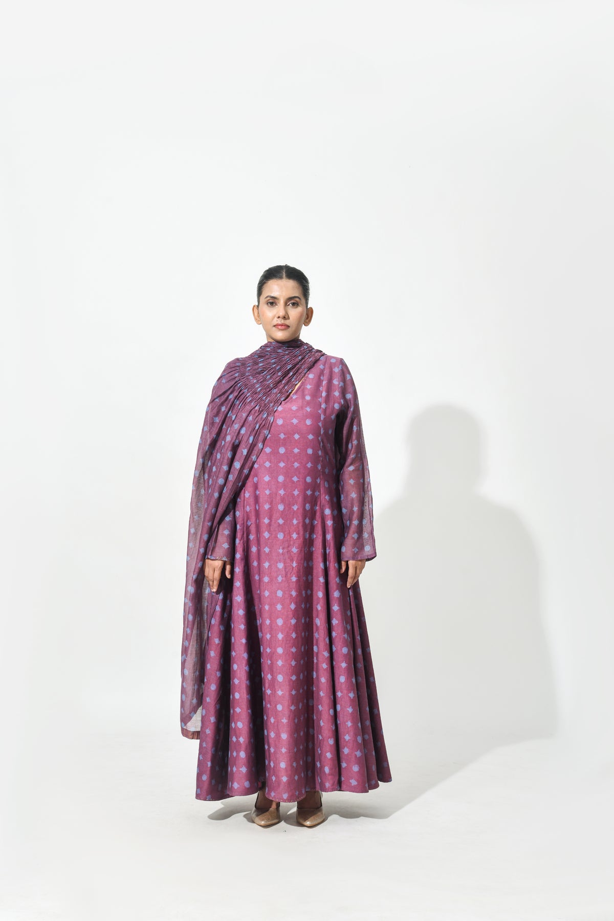 VINO ANARKALI DRESS WITH DUPATTA