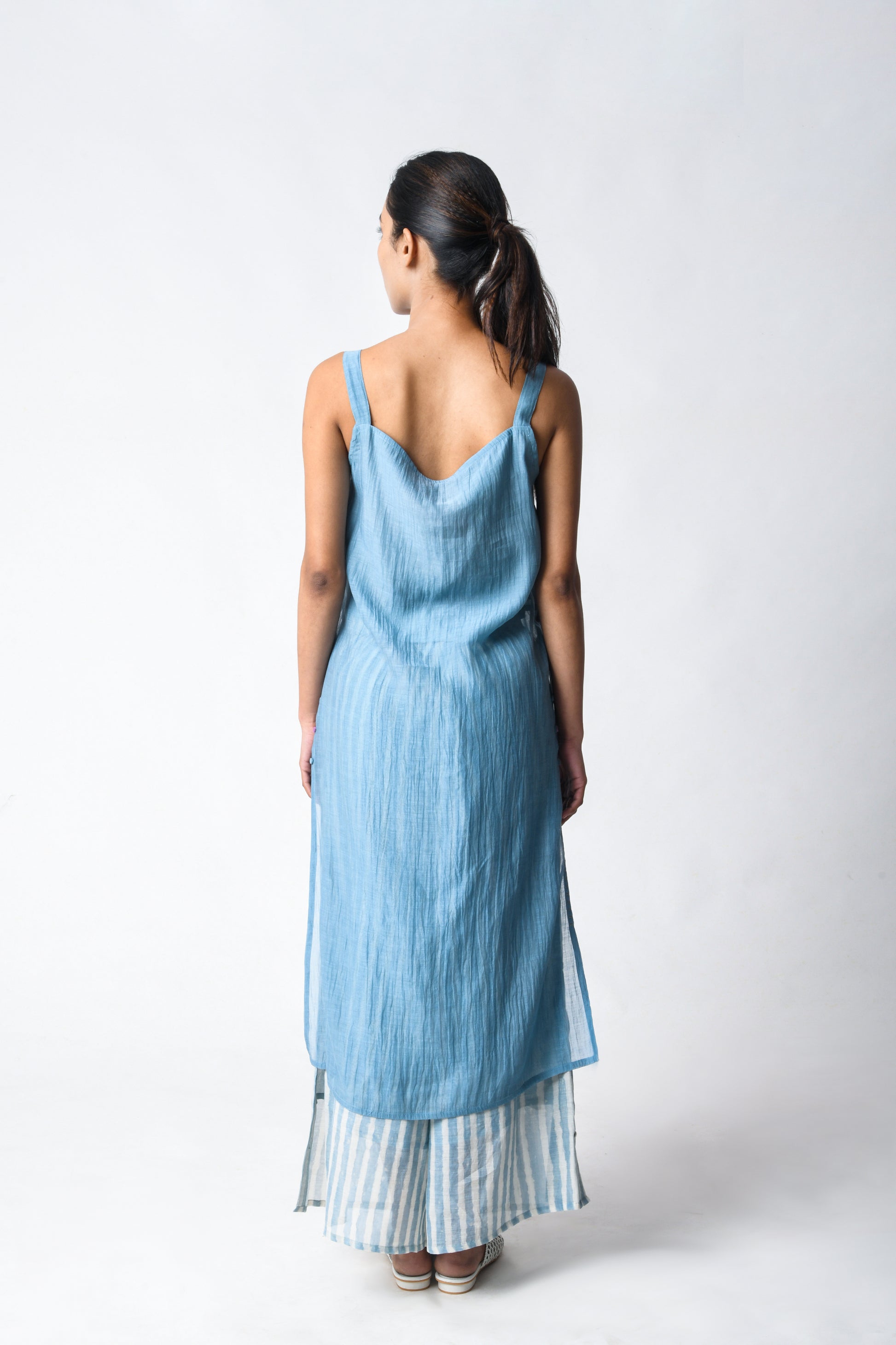 STRAP TUNIC SKY CO-ORD