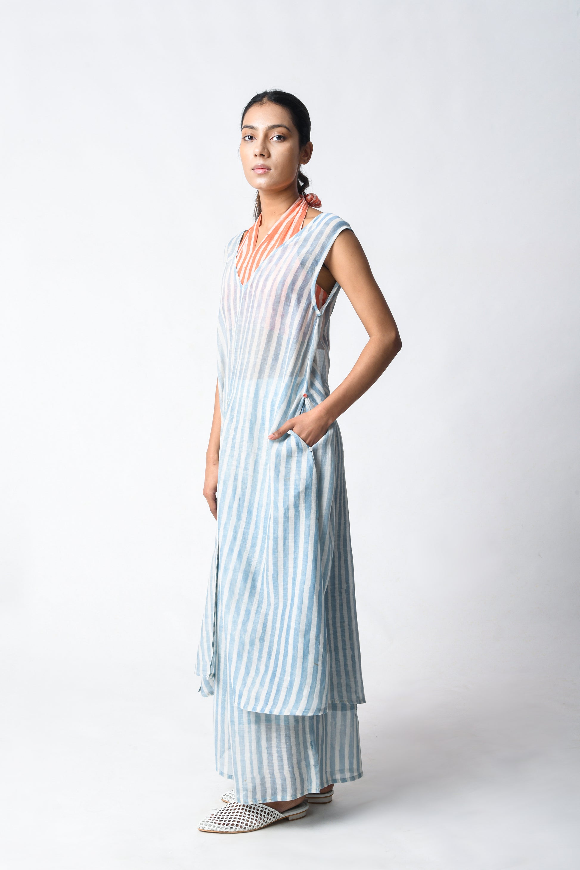 V TUNIC SKY SET